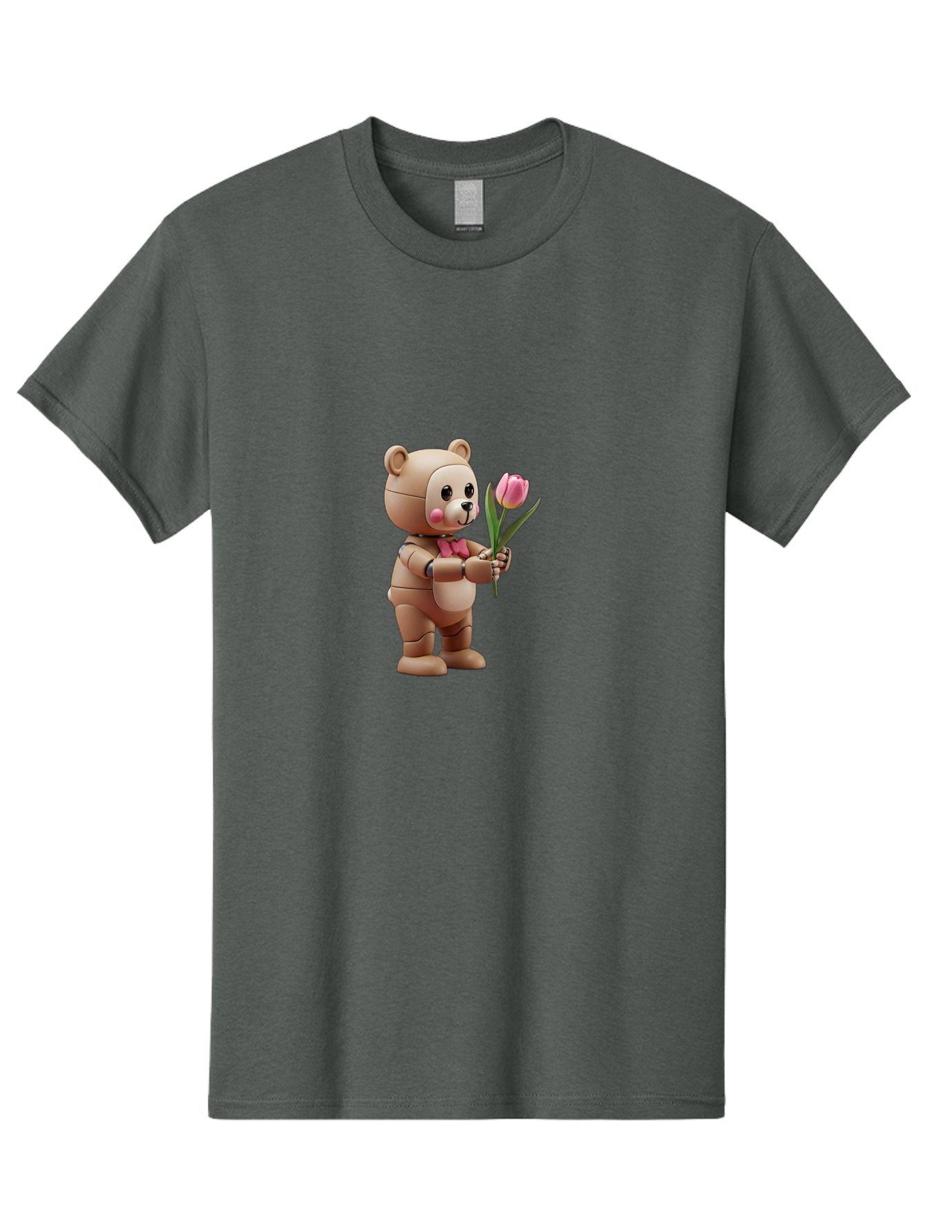 Teddy-Bear-Robot Men'S Graphic Tee, 100% Cotton, Comfortable Casual Summer Wear, Machine Washable, Vintage Camera, Old Camera, Antique Camera, Black Camera, Classic Photography, Photography Equipment, Nostalgic Device, Film Camera, Camera Art Bal469 6