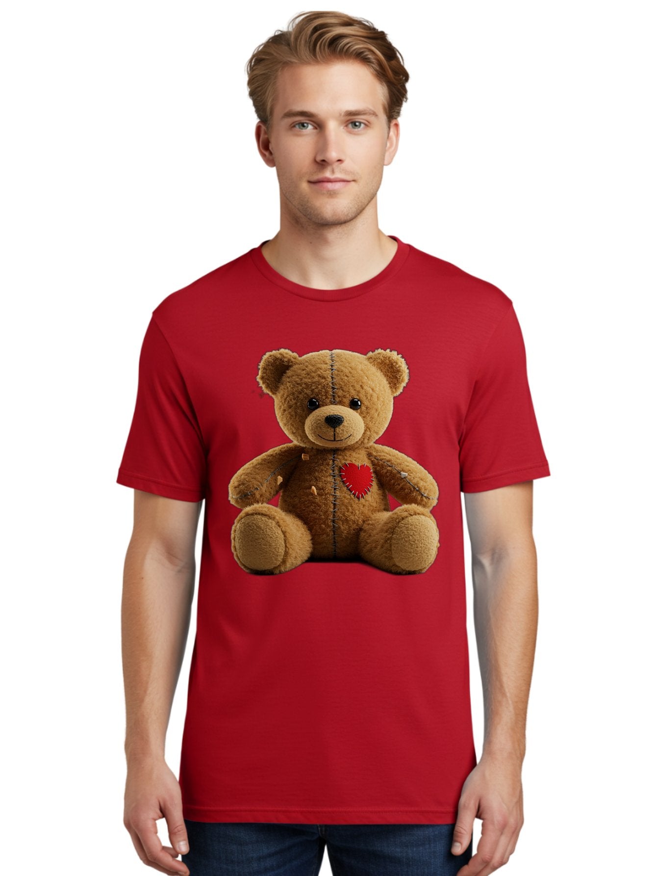 Teddy-Bear-Voodoo-Doll Men'S Graphic Tee, 100% Cotton, Comfortable Casual Summer Wear, Machine Washable, Vintage Camera, Old Camera, Antique Camera, Black Camera, Classic Photography, Photography Equipment, Nostalgic Device, Film Camera, Bal470 23