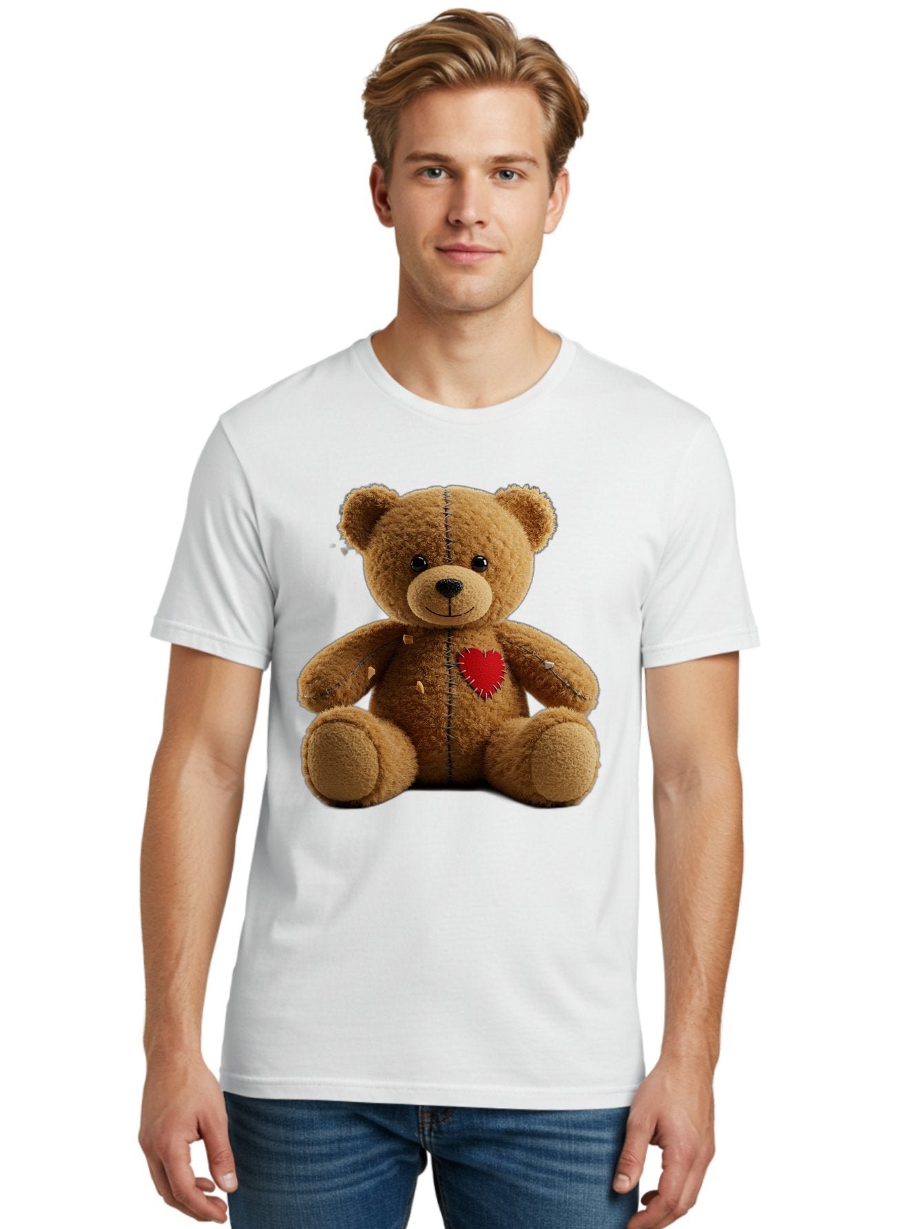 Teddy-Bear-Voodoo-Doll Men'S Graphic Tee, 100% Cotton, Comfortable Casual Summer Wear, Machine Washable, Vintage Camera, Old Camera, Antique Camera, Black Camera, Classic Photography, Photography Equipment, Nostalgic Device, Film Camera, Bal470 27