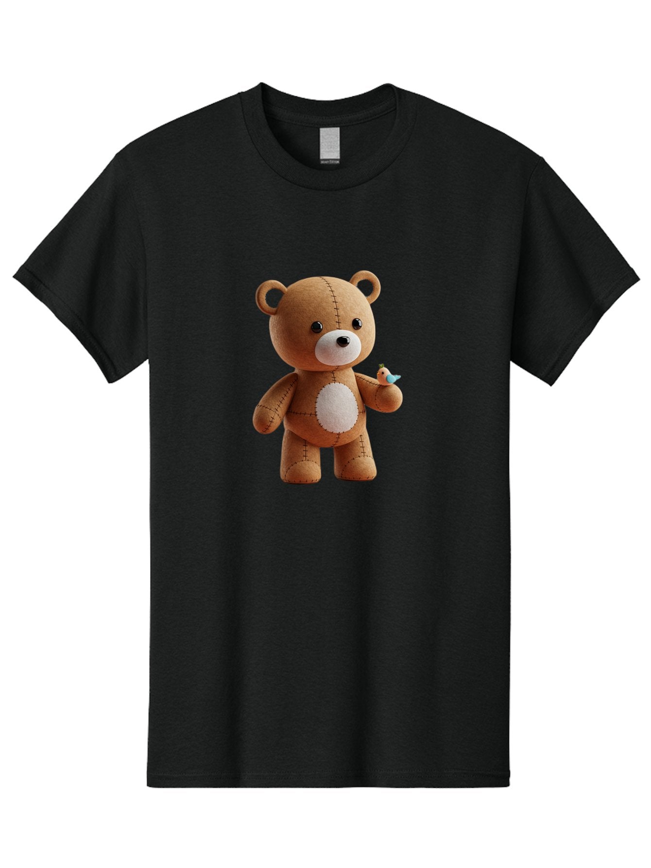 Teddy-Bear-With-Bird Men'S Graphic Tee, 100% Cotton, Comfortable Casual Summer Wear, Machine Washable, Vintage Camera, Old Camera, Antique Camera, Black Camera, Classic Photography, Photography Equipment, Nostalgic Device, Film Camera, Bal471 12