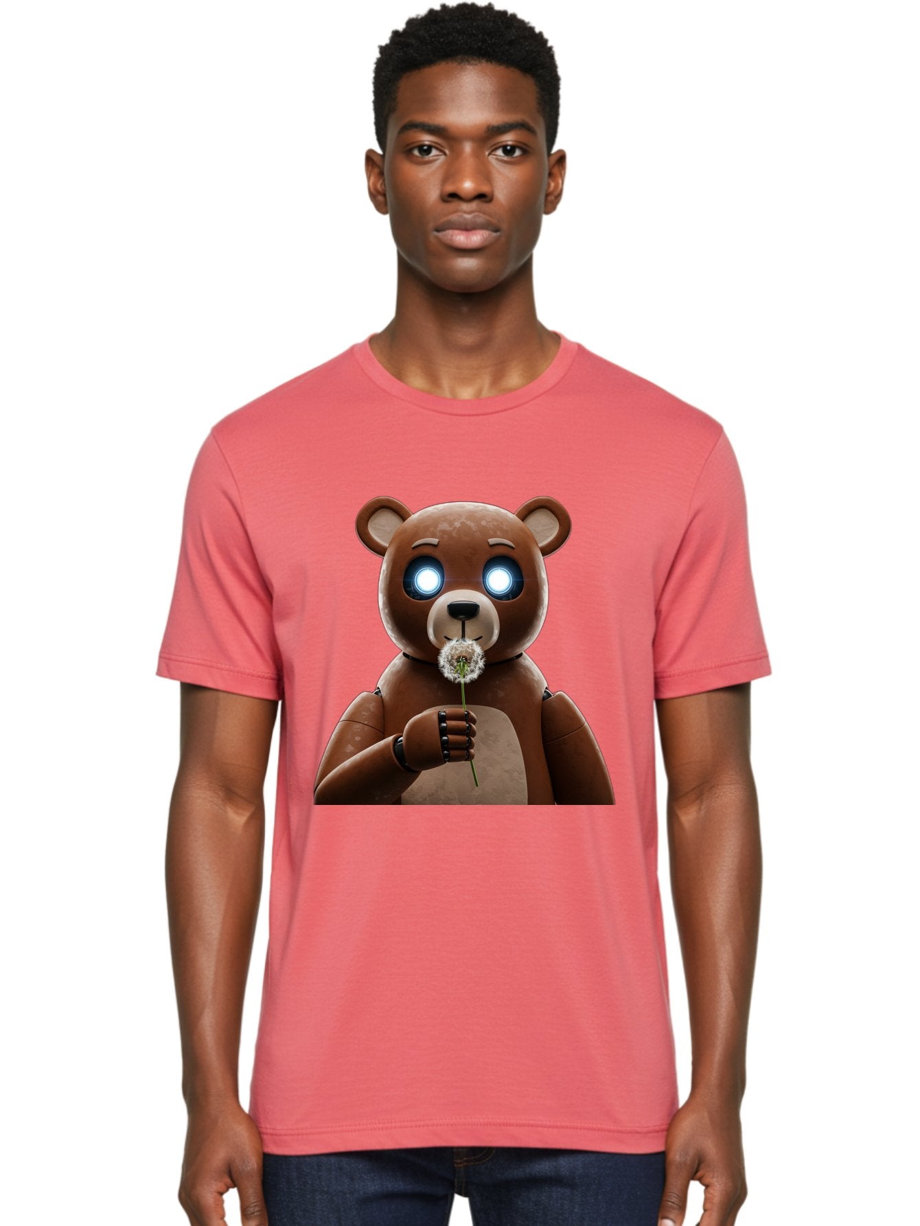 Teddy-Bear-With-Dandelion Men'S Graphic Tee, 100% Cotton, Comfortable Casual Summer Wear, Machine Washable, Vintage Camera, Old Camera, Antique Camera, Black Camera, Classic Photography, Photography Equipment, Nostalgic Device, Film Camera, Bal472 30