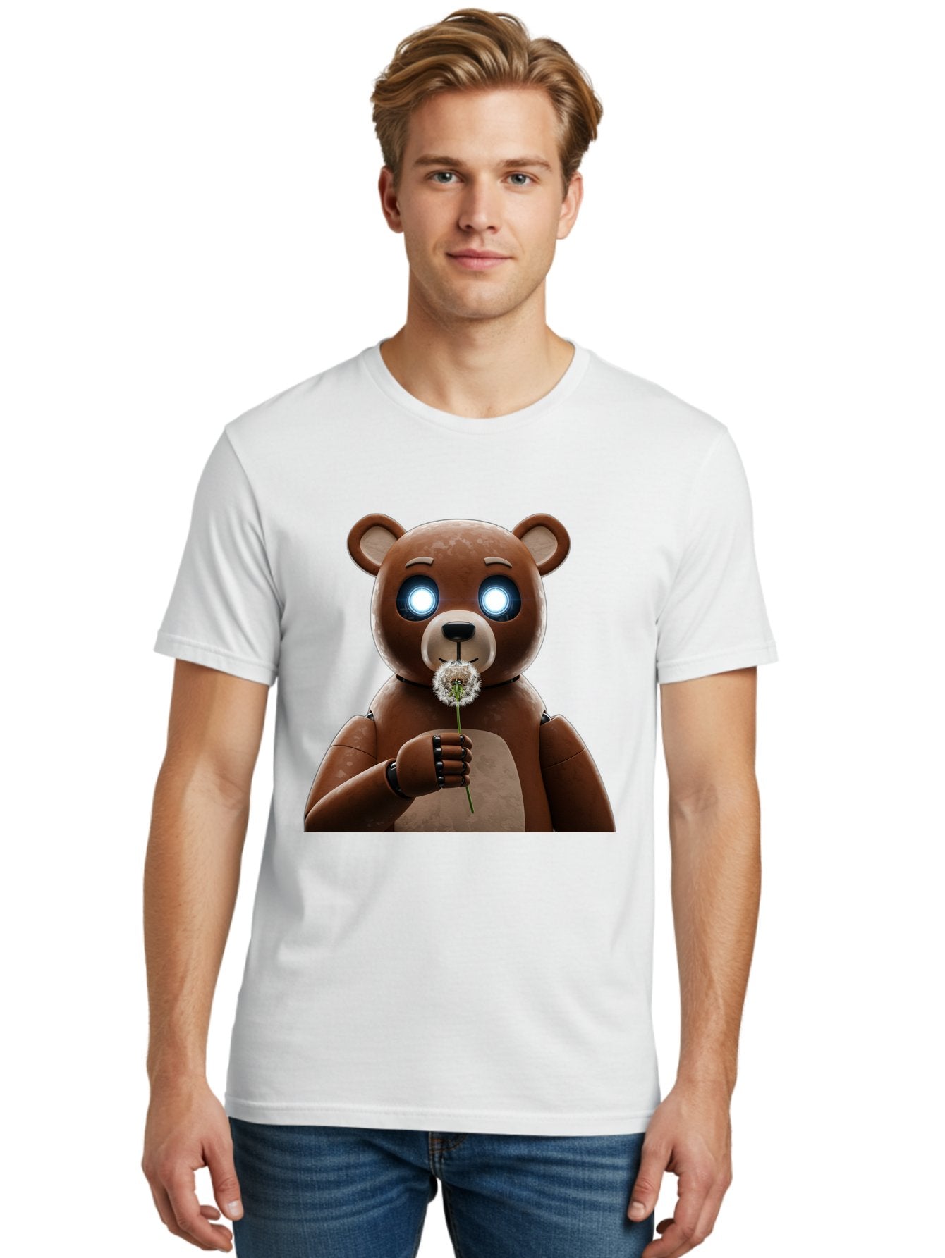 Teddy-Bear-With-Dandelion Men'S Graphic Tee, 100% Cotton, Comfortable Casual Summer Wear, Machine Washable, Vintage Camera, Old Camera, Antique Camera, Black Camera, Classic Photography, Photography Equipment, Nostalgic Device, Film Camera, Bal472 28