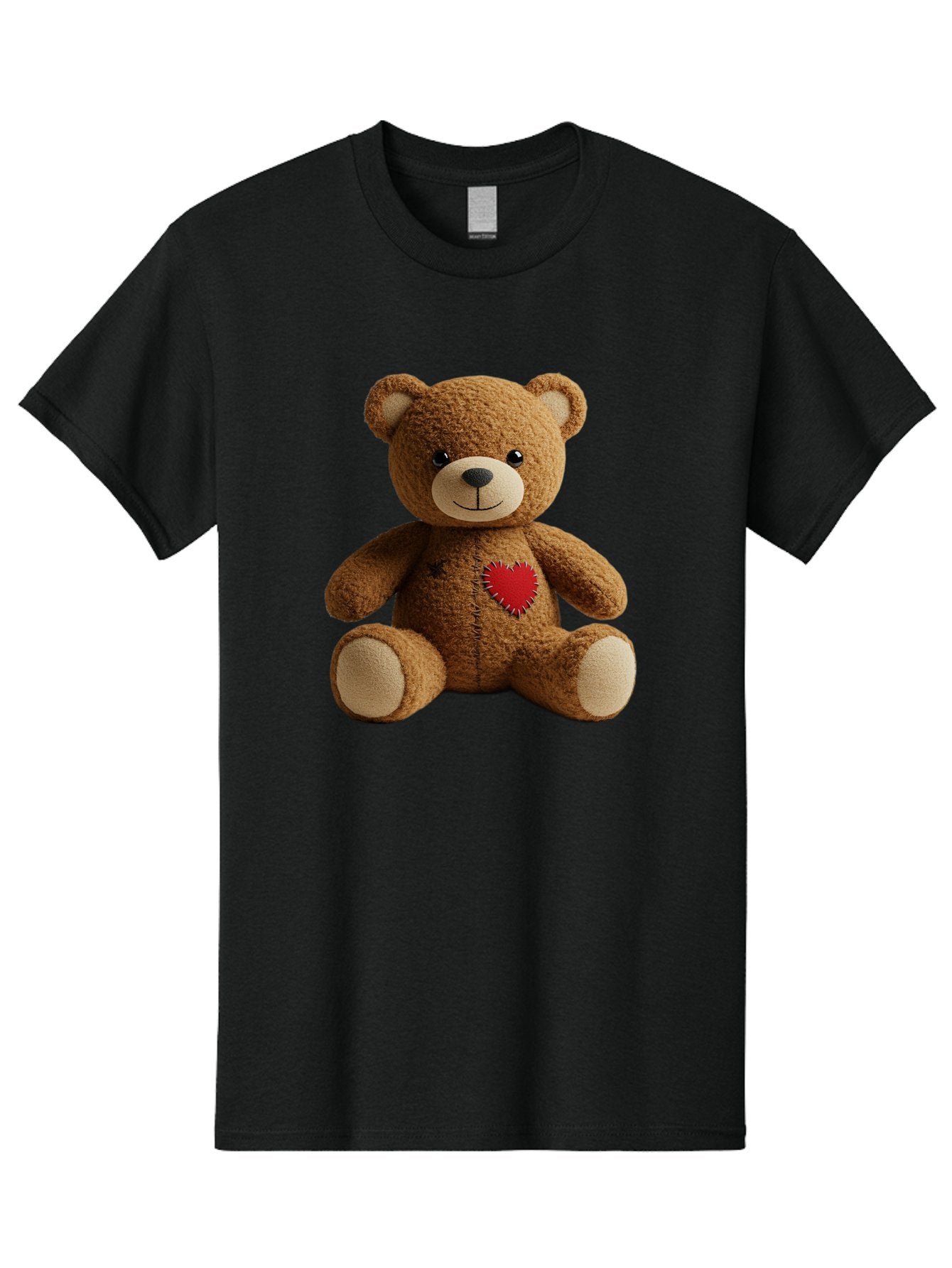 Teddy-Bear-With-Heart Men'S Graphic Tee, 100% Cotton, Comfortable Casual Summer Wear, Machine Washable, Vintage Camera, Old Camera, Antique Camera, Black Camera, Classic Photography, Photography Equipment, Nostalgic Device, Film Camera, Bal473 10