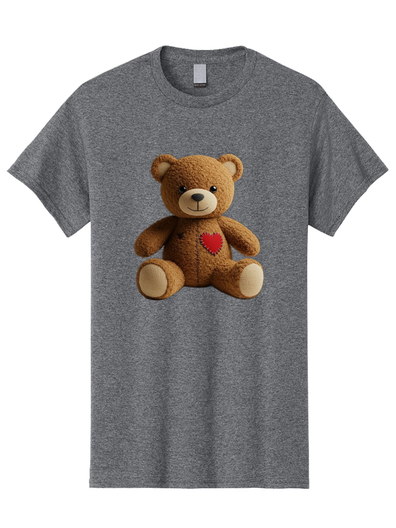 Teddy-Bear-With-Heart Men'S Graphic Tee, 100% Cotton, Comfortable Casual Summer Wear, Machine Washable, Vintage Camera, Old Camera, Antique Camera, Black Camera, Classic Photography, Photography Equipment, Nostalgic Device, Film Camera, Bal473 4