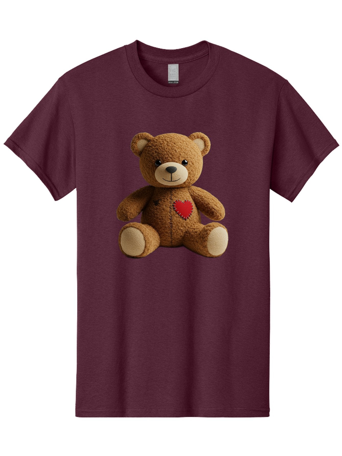 Teddy-Bear-With-Heart Men'S Graphic Tee, 100% Cotton, Comfortable Casual Summer Wear, Machine Washable, Vintage Camera, Old Camera, Antique Camera, Black Camera, Classic Photography, Photography Equipment, Nostalgic Device, Film Camera, Bal473 9