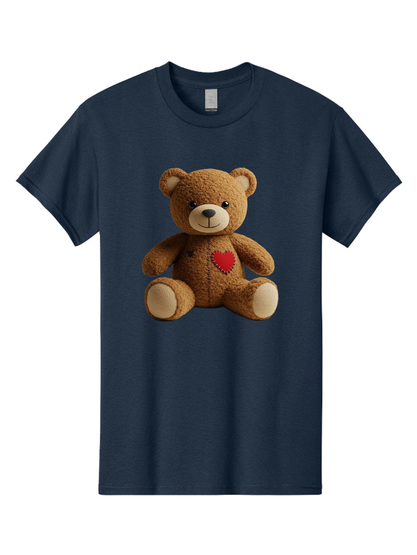 Teddy-Bear-With-Heart Men'S Graphic Tee, 100% Cotton, Comfortable Casual Summer Wear, Machine Washable, Vintage Camera, Old Camera, Antique Camera, Black Camera, Classic Photography, Photography Equipment, Nostalgic Device, Film Camera, Bal473 3