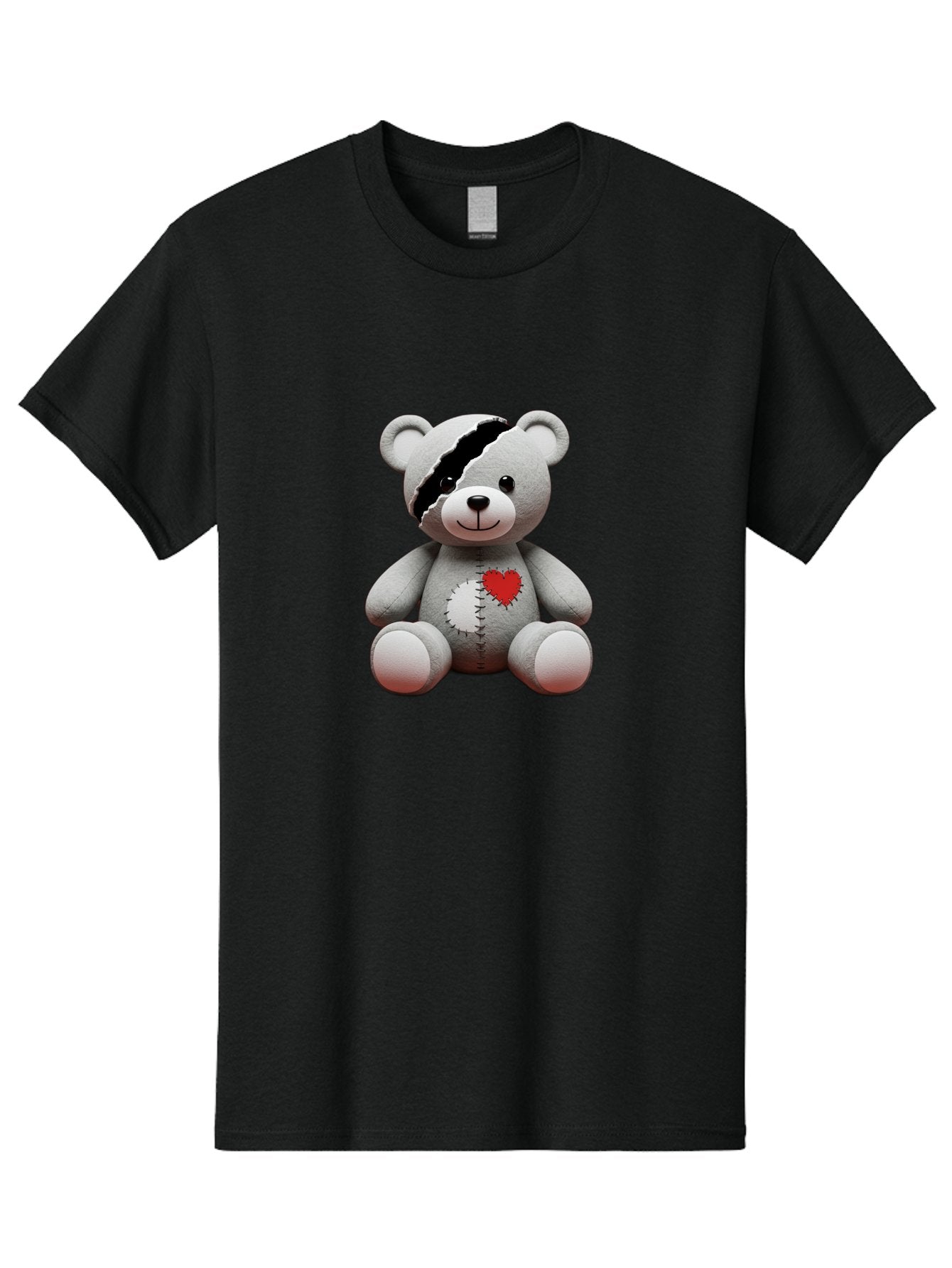 Teddy-Bear-With-Stitches Men'S Graphic Tee, 100% Cotton, Comfortable Casual Summer Wear, Machine Washable, Vintage Camera, Old Camera, Antique Camera, Black Camera, Classic Photography, Photography Equipment, Nostalgic Device, Film Camera, Bal474 15