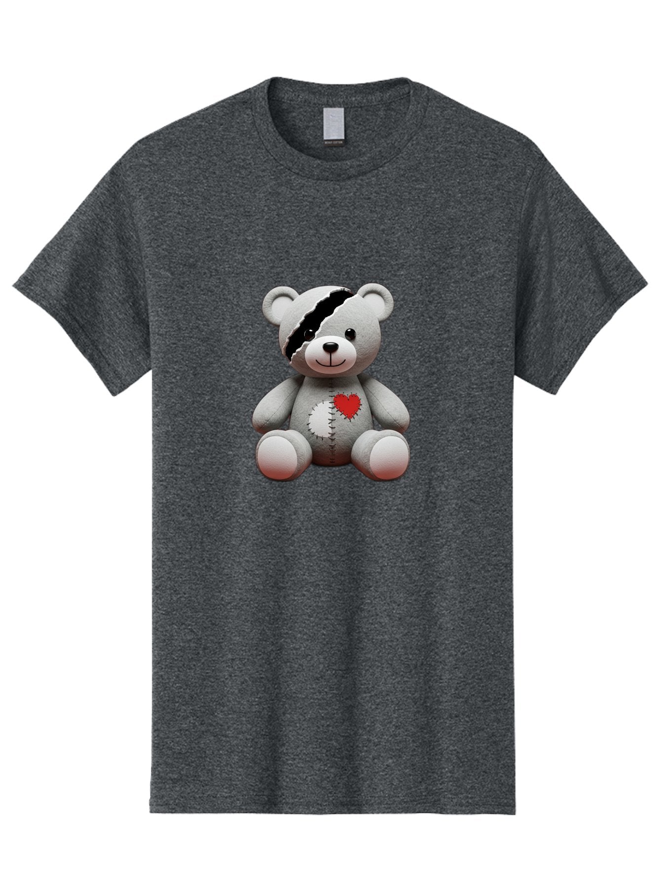 Teddy-Bear-With-Stitches Men'S Graphic Tee, 100% Cotton, Comfortable Casual Summer Wear, Machine Washable, Vintage Camera, Old Camera, Antique Camera, Black Camera, Classic Photography, Photography Equipment, Nostalgic Device, Film Camera, Bal474