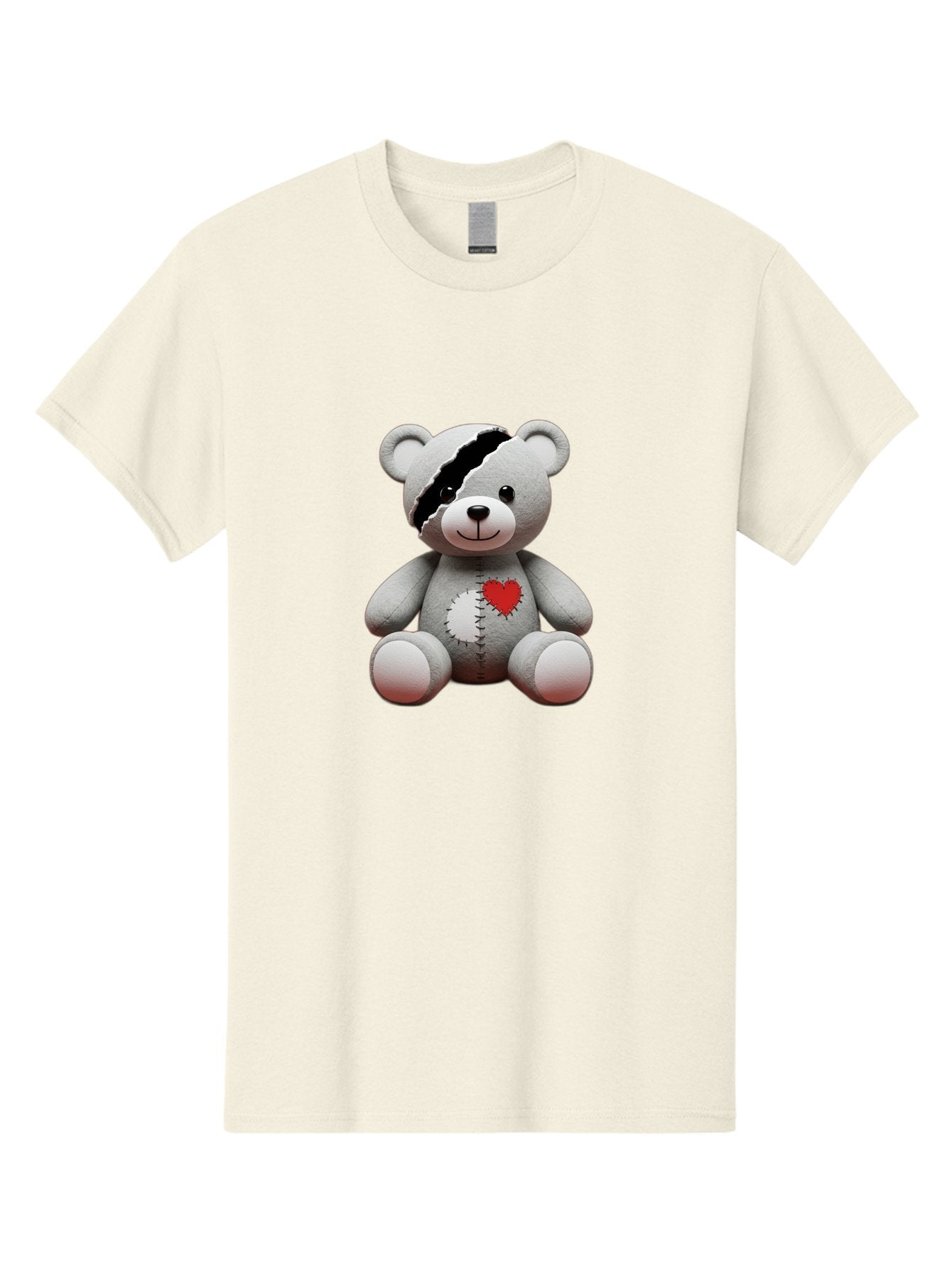 Teddy-Bear-With-Stitches Men'S Graphic Tee, 100% Cotton, Comfortable Casual Summer Wear, Machine Washable, Vintage Camera, Old Camera, Antique Camera, Black Camera, Classic Photography, Photography Equipment, Nostalgic Device, Film Camera, Bal474 4