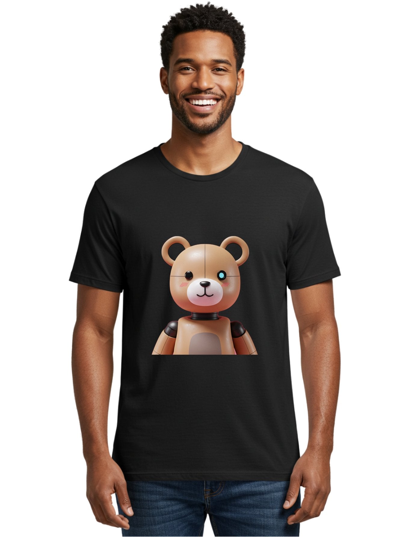 Teddy-Bot Men'S Graphic Tee, 100% Cotton, Comfortable Casual Summer Wear, Machine Washable, Vintage Camera, Old Camera, Antique Camera, Black Camera, Classic Photography, Photography Equipment, Nostalgic Device, Film Camera, Camera Art Bal477 18