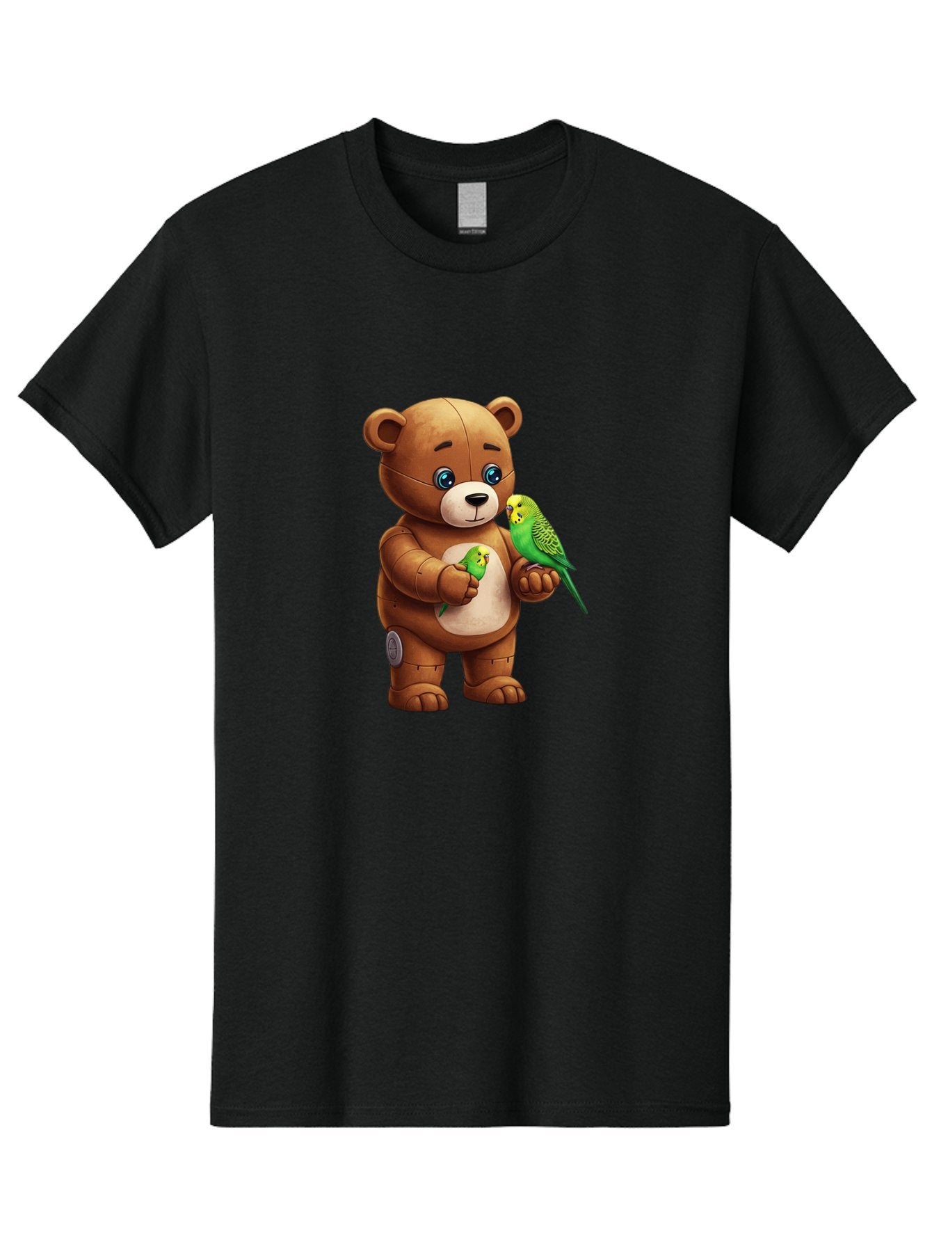 Teddy-With-Budgies Men'S Graphic Tee, 100% Cotton, Comfortable Casual Summer Wear, Machine Washable, Vintage Camera, Old Camera, Antique Camera, Black Camera, Classic Photography, Photography Equipment, Nostalgic Device, Film Camera, Bal481 5