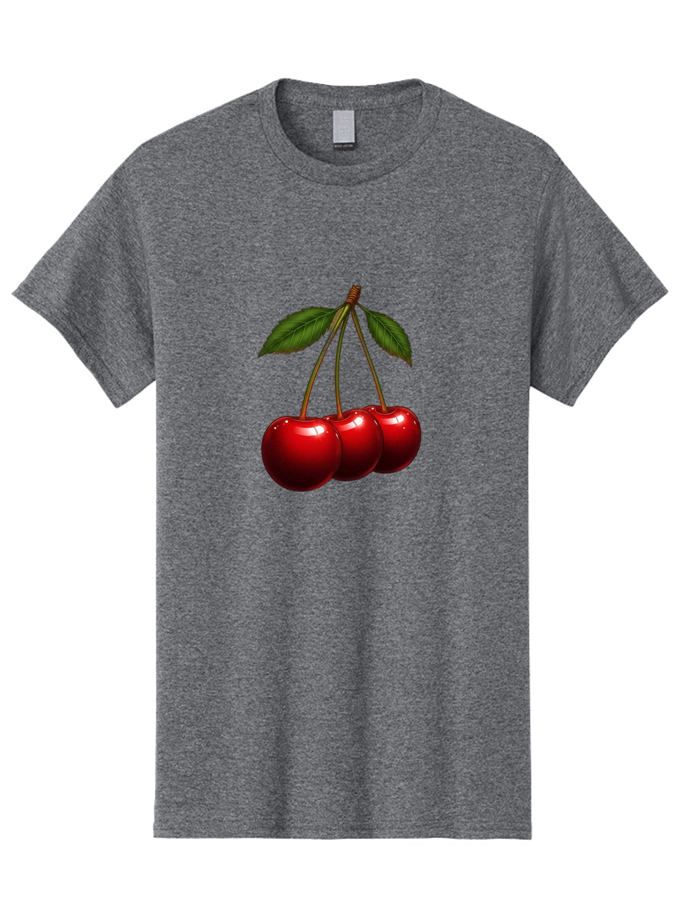 Three-Cherries-1 Men'S Graphic Tee, 100% Cotton, Comfortable Casual Summer Wear, Machine Washable, Vintage Camera, Old Camera, Antique Camera, Black Camera, Classic Photography, Photography Equipment, Nostalgic Device, Film Camera, Camera Art Bal486 4