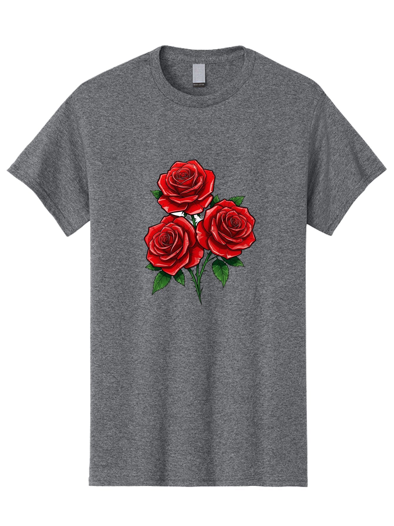Three-Red-Roses Men'S Graphic Tee, 100% Cotton, Comfortable Casual Summer Wear, Machine Washable, Vintage Camera, Old Camera, Antique Camera, Black Camera, Classic Photography, Photography Equipment, Nostalgic Device, Film Camera, Camera Art Bal489 9