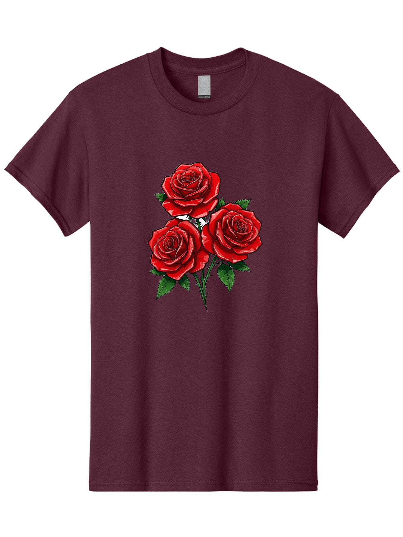 Three-Red-Roses Men'S Graphic Tee, 100% Cotton, Comfortable Casual Summer Wear, Machine Washable, Vintage Camera, Old Camera, Antique Camera, Black Camera, Classic Photography, Photography Equipment, Nostalgic Device, Film Camera, Camera Art Bal489 4