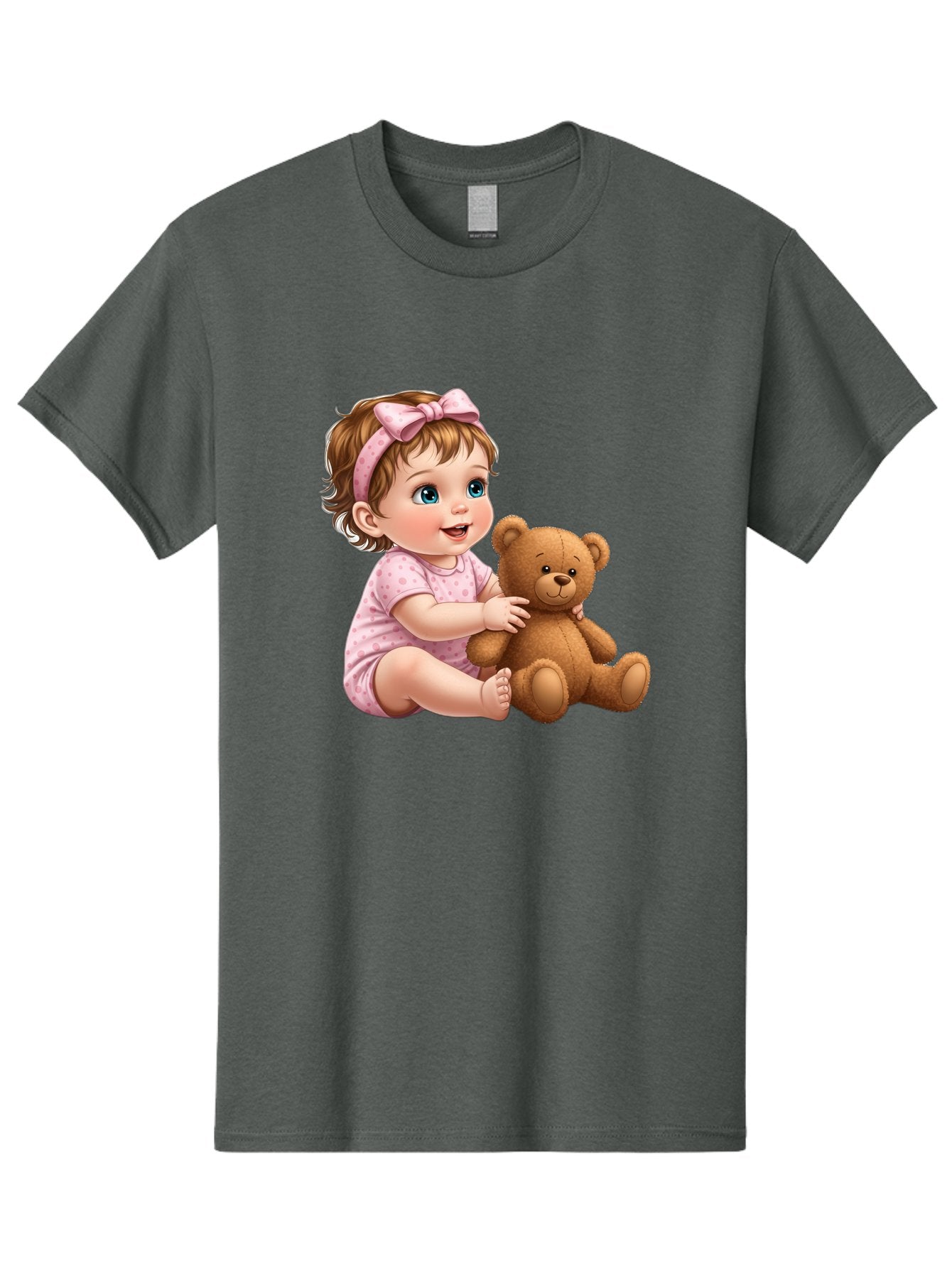 Toddler-Girl-Hugging-Teddy Men'S Graphic Tee, 100% Cotton, Comfortable Casual Summer Wear, Machine Washable, Vintage Camera, Old Camera, Antique Camera, Black Camera, Classic Photography, Photography Equipment, Nostalgic Device, Film Camera, Bal494 11