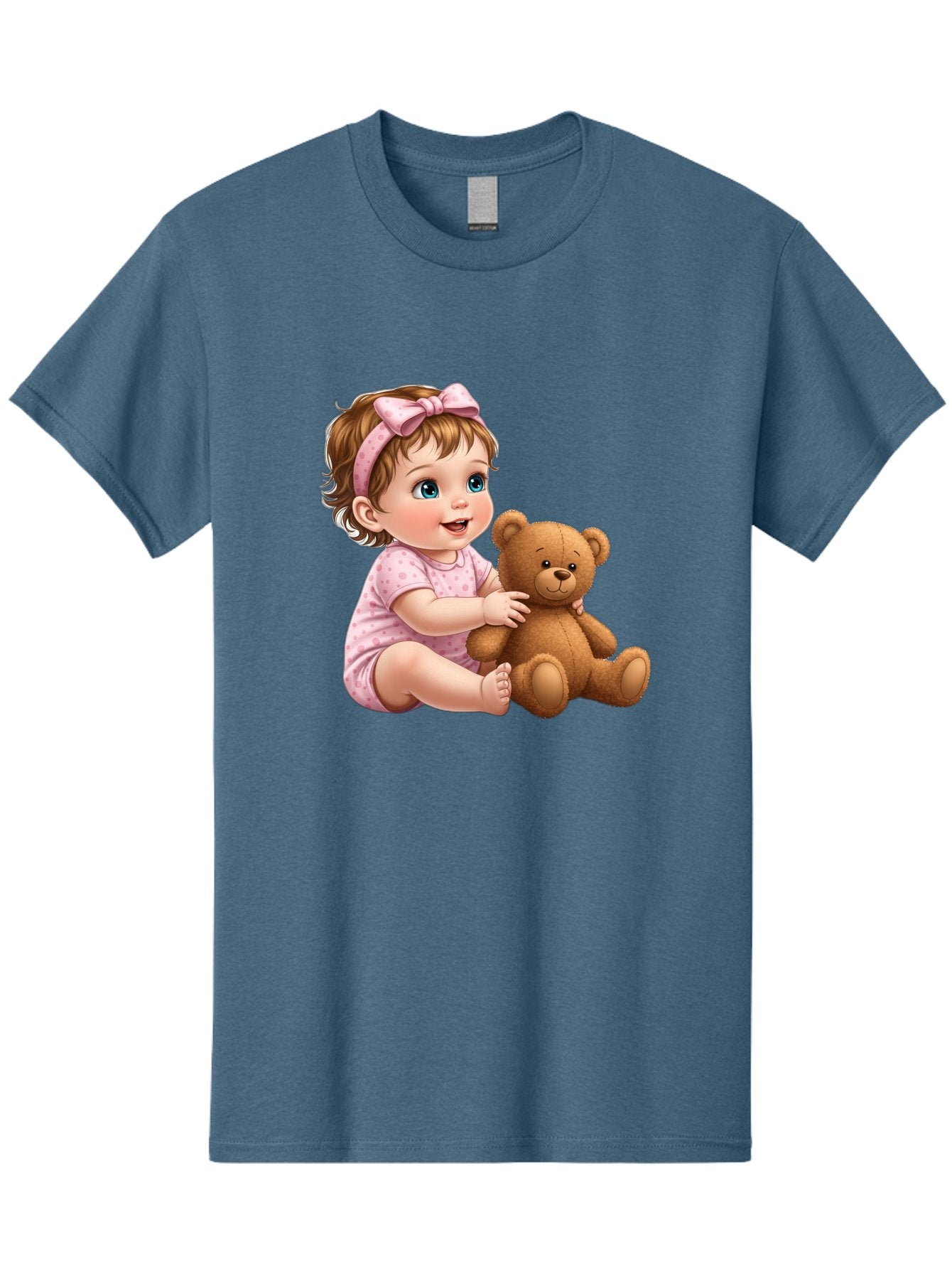 Toddler-Girl-Hugging-Teddy Men'S Graphic Tee, 100% Cotton, Comfortable Casual Summer Wear, Machine Washable, Vintage Camera, Old Camera, Antique Camera, Black Camera, Classic Photography, Photography Equipment, Nostalgic Device, Film Camera, Bal494 6