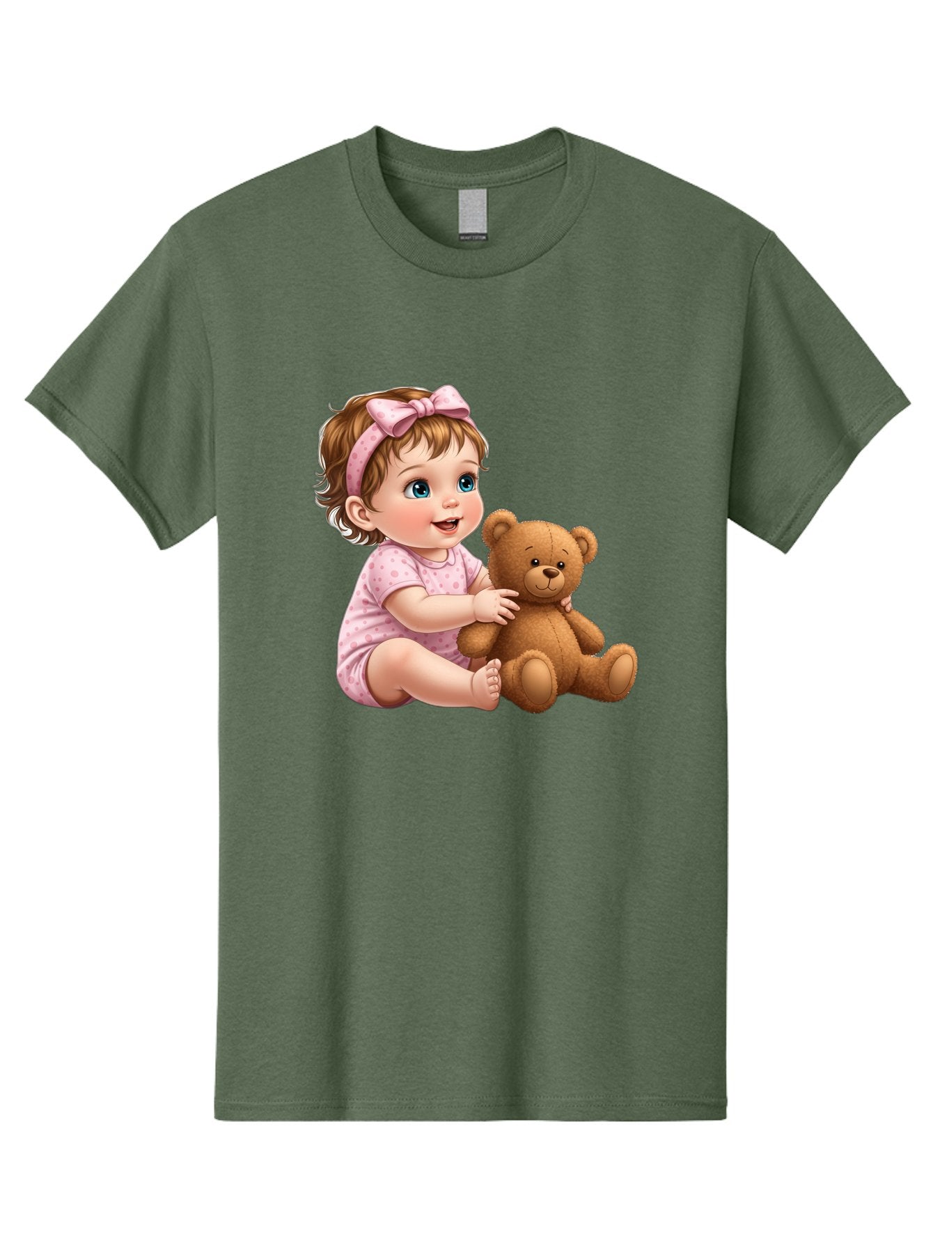 Toddler-Girl-Hugging-Teddy Men'S Graphic Tee, 100% Cotton, Comfortable Casual Summer Wear, Machine Washable, Vintage Camera, Old Camera, Antique Camera, Black Camera, Classic Photography, Photography Equipment, Nostalgic Device, Film Camera, Bal494 4