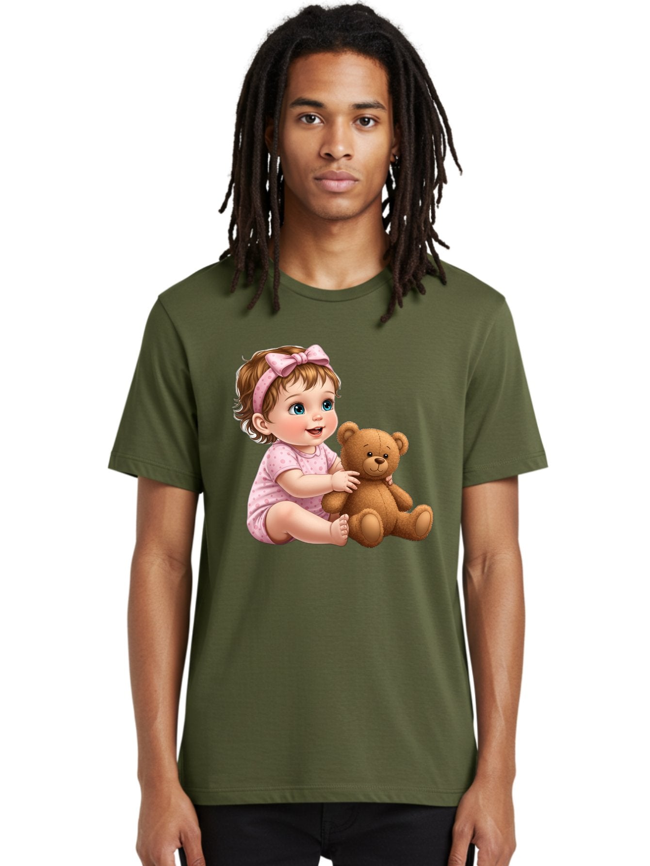 Toddler-Girl-Hugging-Teddy Men'S Graphic Tee, 100% Cotton, Comfortable Casual Summer Wear, Machine Washable, Vintage Camera, Old Camera, Antique Camera, Black Camera, Classic Photography, Photography Equipment, Nostalgic Device, Film Camera, Bal494 18