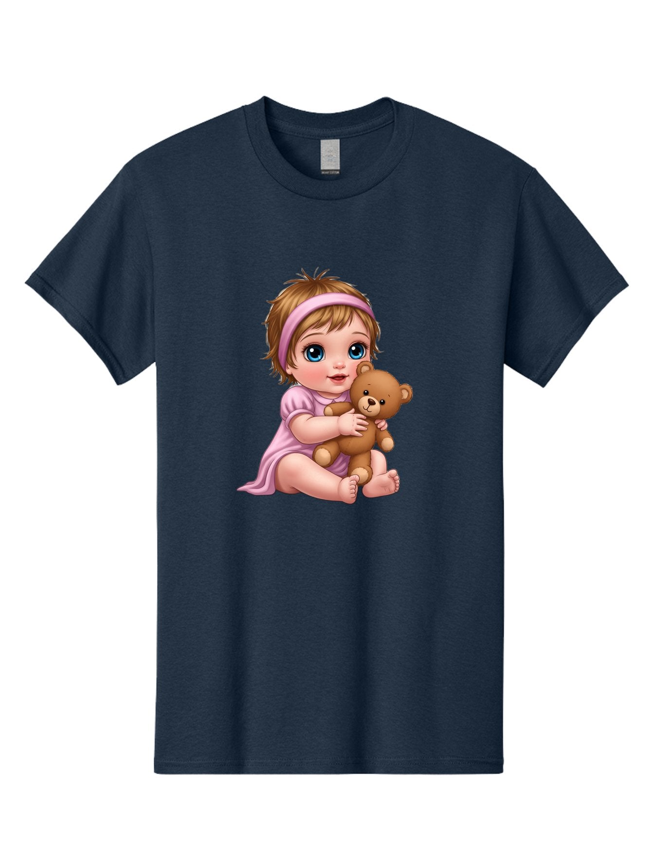 Toddler-Hugging-Teddy-Bear Men'S Graphic Tee, 100% Cotton, Comfortable Casual Summer Wear, Machine Washable, Vintage Camera, Old Camera, Antique Camera, Black Camera, Classic Photography, Photography Equipment, Nostalgic Device, Film Camera, Bal495 7