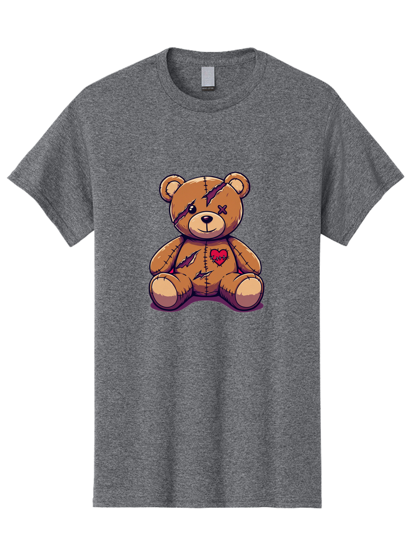 Torn-Teddy-Bear Men'S Graphic Tee, 100% Cotton, Comfortable Casual Summer Wear, Machine Washable, Vintage Camera, Old Camera, Antique Camera, Black Camera, Classic Photography, Photography Equipment, Nostalgic Device, Film Camera, Camera Art Bal497 10