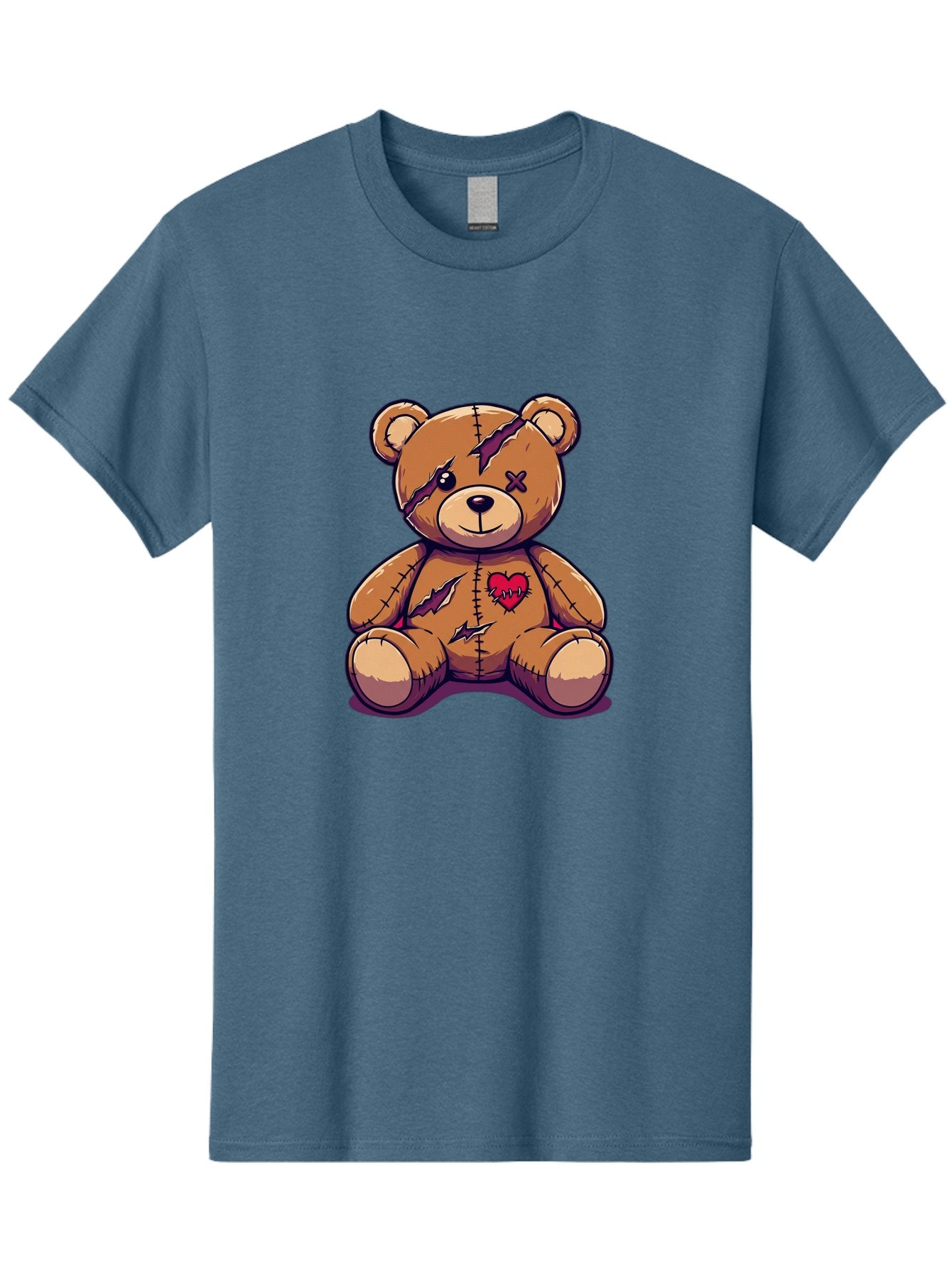 Torn-Teddy-Bear Men'S Graphic Tee, 100% Cotton, Comfortable Casual Summer Wear, Machine Washable, Vintage Camera, Old Camera, Antique Camera, Black Camera, Classic Photography, Photography Equipment, Nostalgic Device, Film Camera, Camera Art Bal497 9