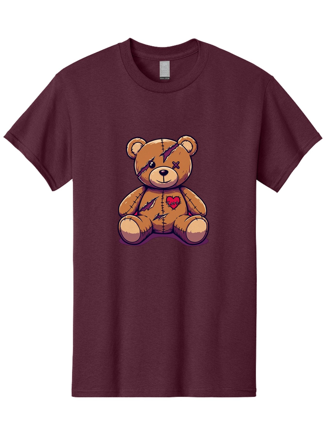 Torn-Teddy-Bear Men'S Graphic Tee, 100% Cotton, Comfortable Casual Summer Wear, Machine Washable, Vintage Camera, Old Camera, Antique Camera, Black Camera, Classic Photography, Photography Equipment, Nostalgic Device, Film Camera, Camera Art Bal497 15
