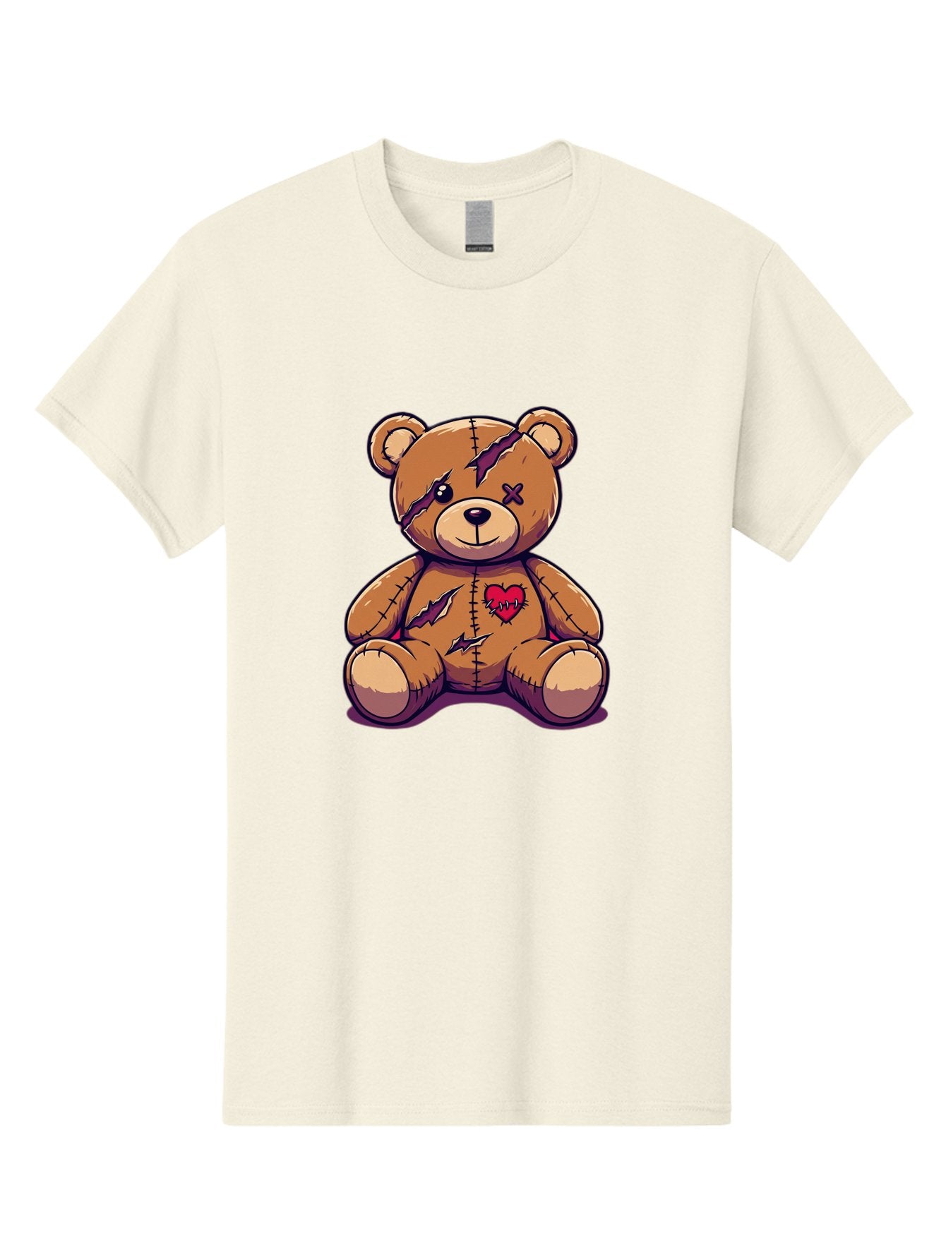 Torn-Teddy-Bear Men'S Graphic Tee, 100% Cotton, Comfortable Casual Summer Wear, Machine Washable, Vintage Camera, Old Camera, Antique Camera, Black Camera, Classic Photography, Photography Equipment, Nostalgic Device, Film Camera, Camera Art Bal497 5