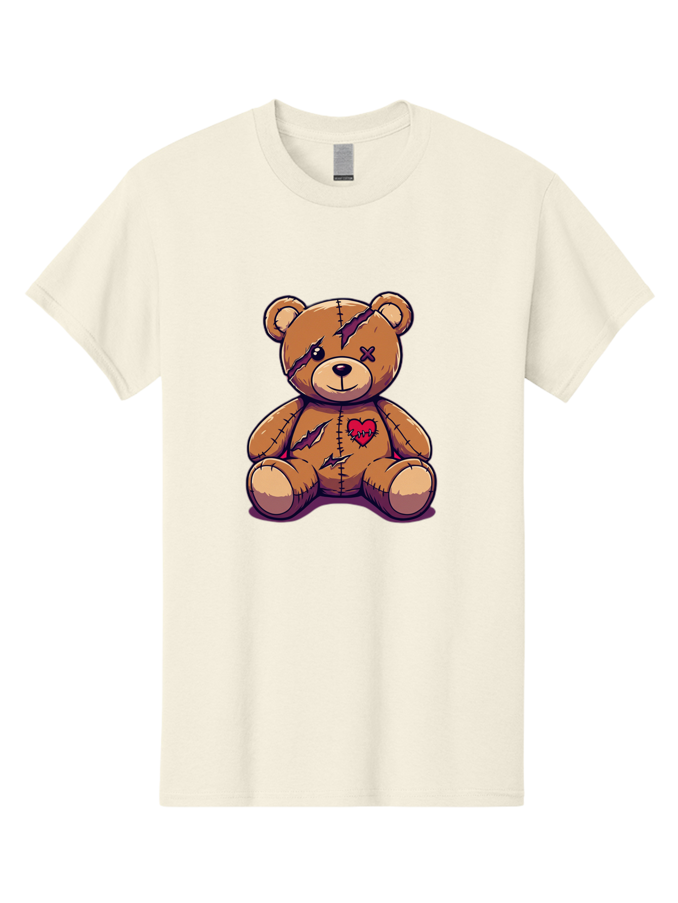 Torn-Teddy-Bear Men'S Graphic Tee, 100% Cotton, Comfortable Casual Summer Wear, Machine Washable, Vintage Camera, Old Camera, Antique Camera, Black Camera, Classic Photography, Photography Equipment, Nostalgic Device, Film Camera, Camera Art Bal497 8