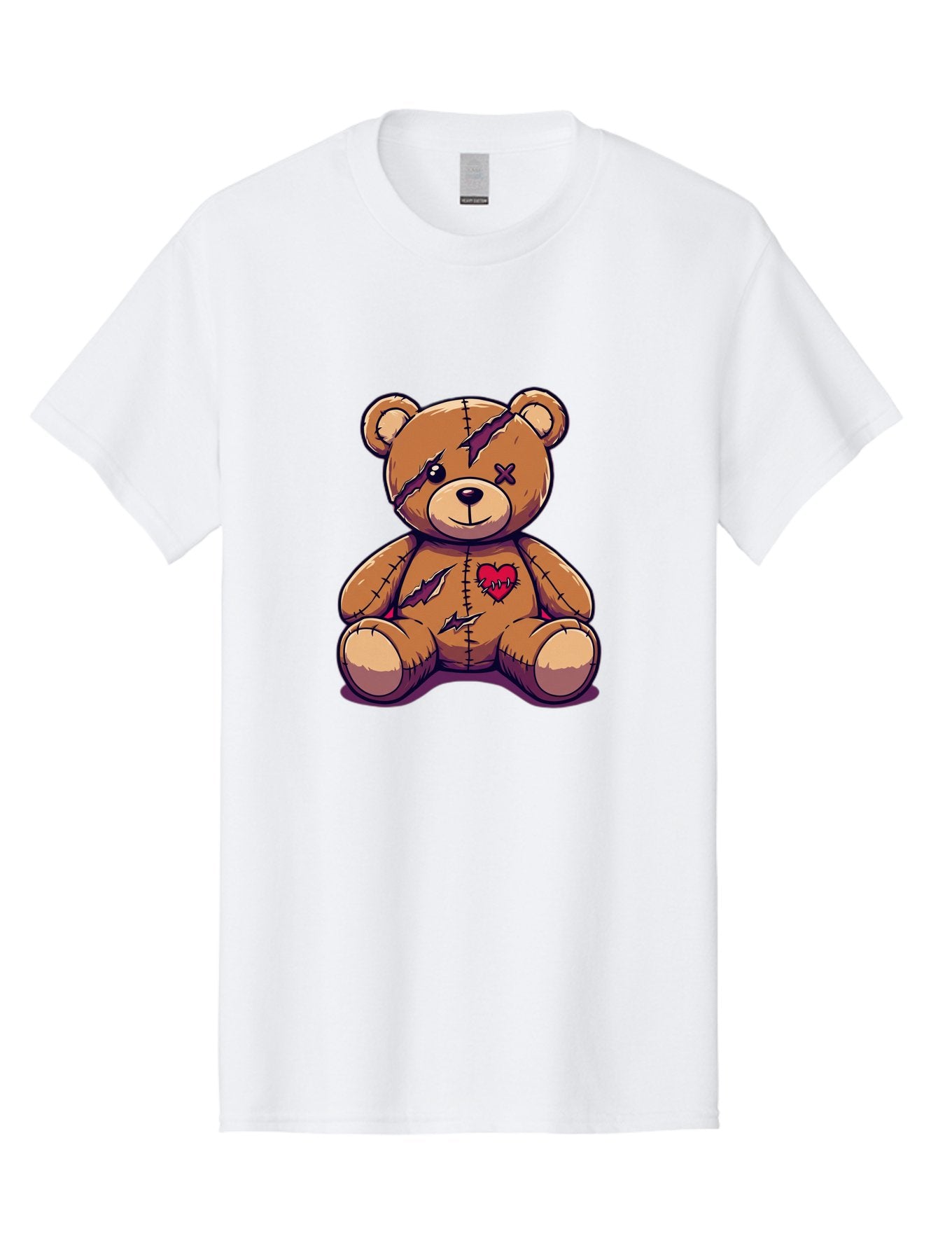 Torn-Teddy-Bear Men'S Graphic Tee, 100% Cotton, Comfortable Casual Summer Wear, Machine Washable, Vintage Camera, Old Camera, Antique Camera, Black Camera, Classic Photography, Photography Equipment, Nostalgic Device, Film Camera, Camera Art Bal497 11