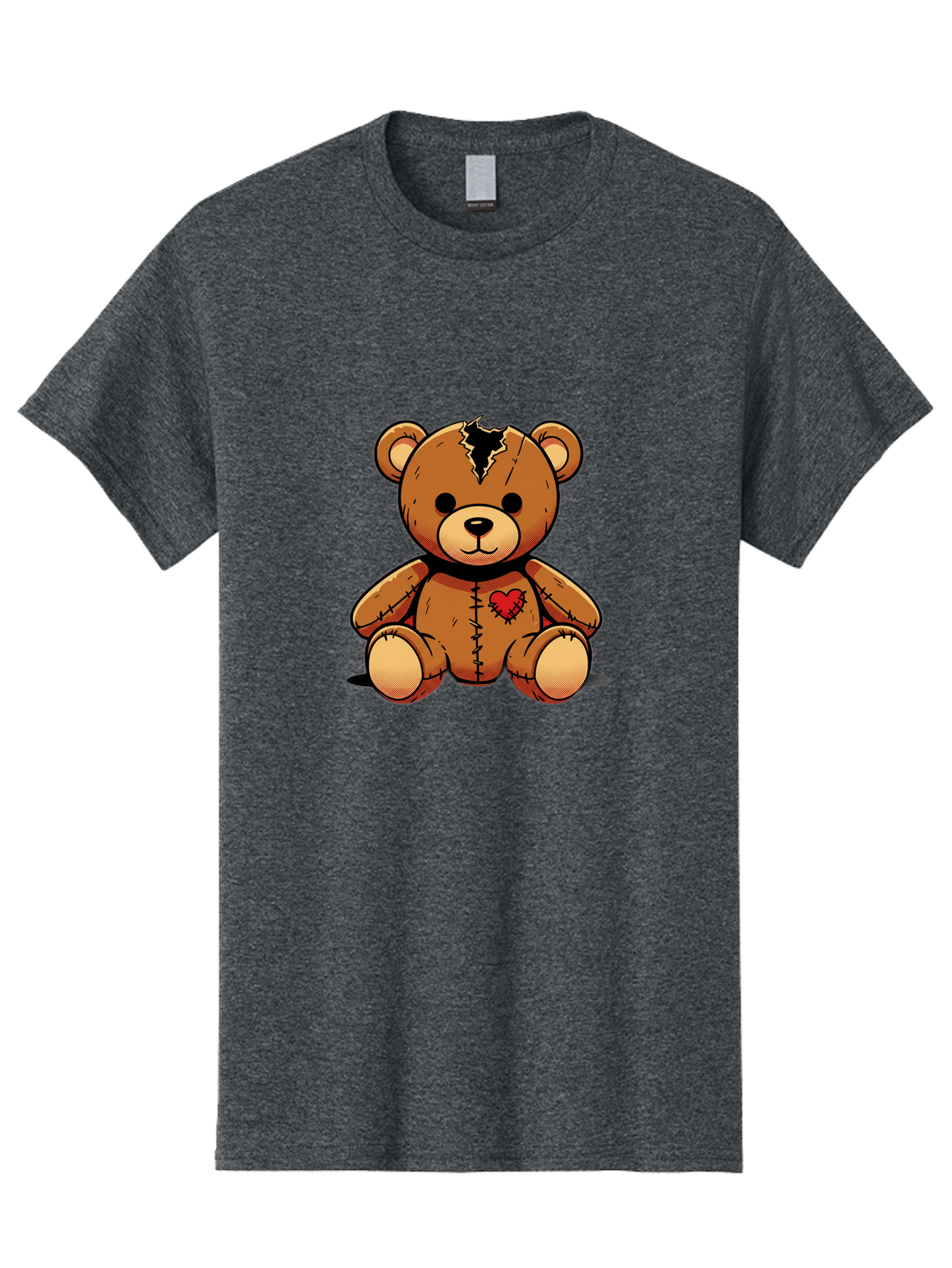 Torn-Teddy Men'S Graphic Tee, 100% Cotton, Comfortable Casual Summer Wear, Machine Washable, Vintage Camera, Old Camera, Antique Camera, Black Camera, Classic Photography, Photography Equipment, Nostalgic Device, Film Camera, Camera Art Bal498 5