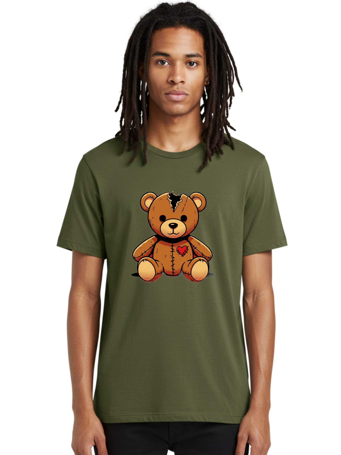 Torn-Teddy Men'S Graphic Tee, 100% Cotton, Comfortable Casual Summer Wear, Machine Washable, Vintage Camera, Old Camera, Antique Camera, Black Camera, Classic Photography, Photography Equipment, Nostalgic Device, Film Camera, Camera Art Bal498 19