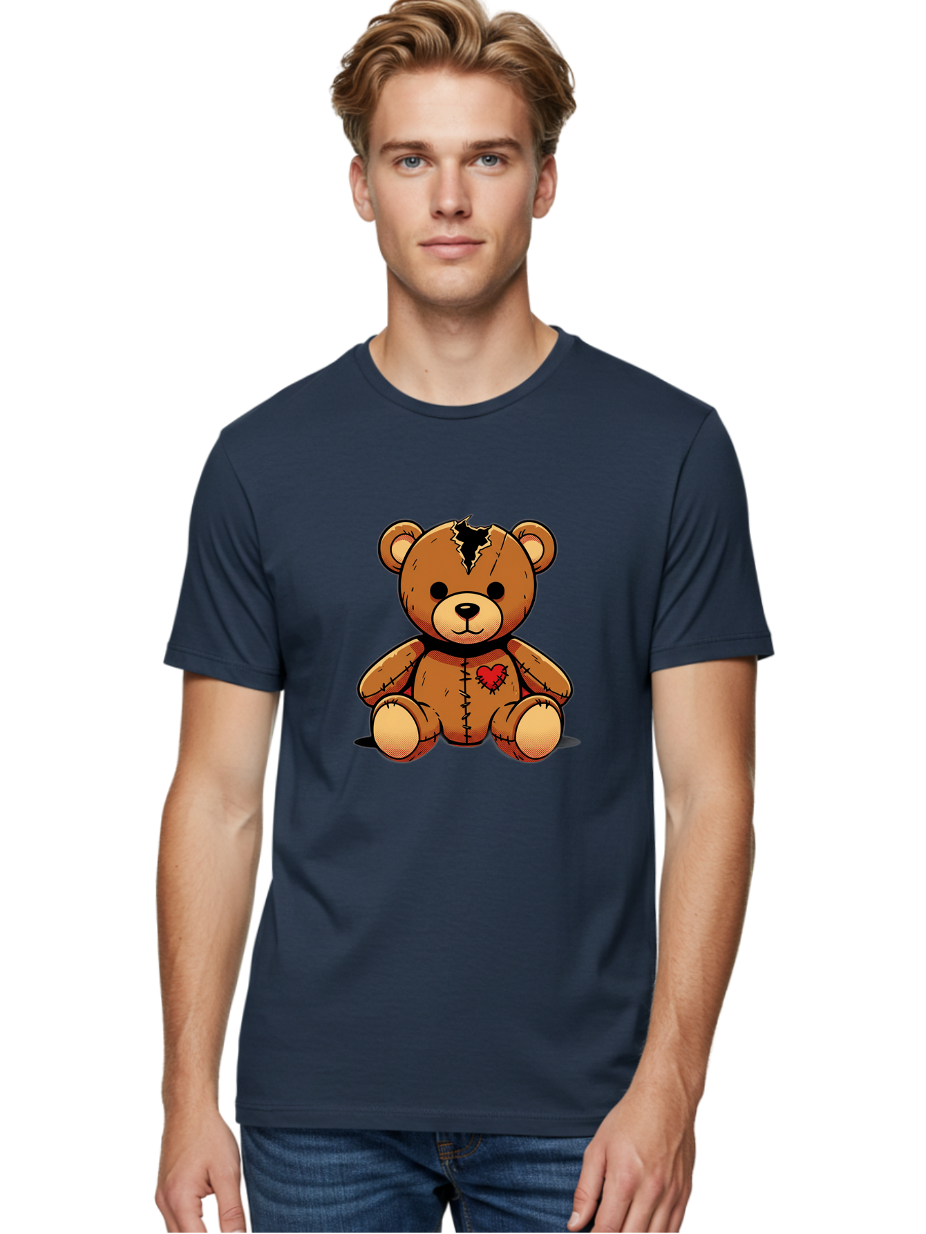 Torn-Teddy Men'S Graphic Tee, 100% Cotton, Comfortable Casual Summer Wear, Machine Washable, Vintage Camera, Old Camera, Antique Camera, Black Camera, Classic Photography, Photography Equipment, Nostalgic Device, Film Camera, Camera Art Bal498 16