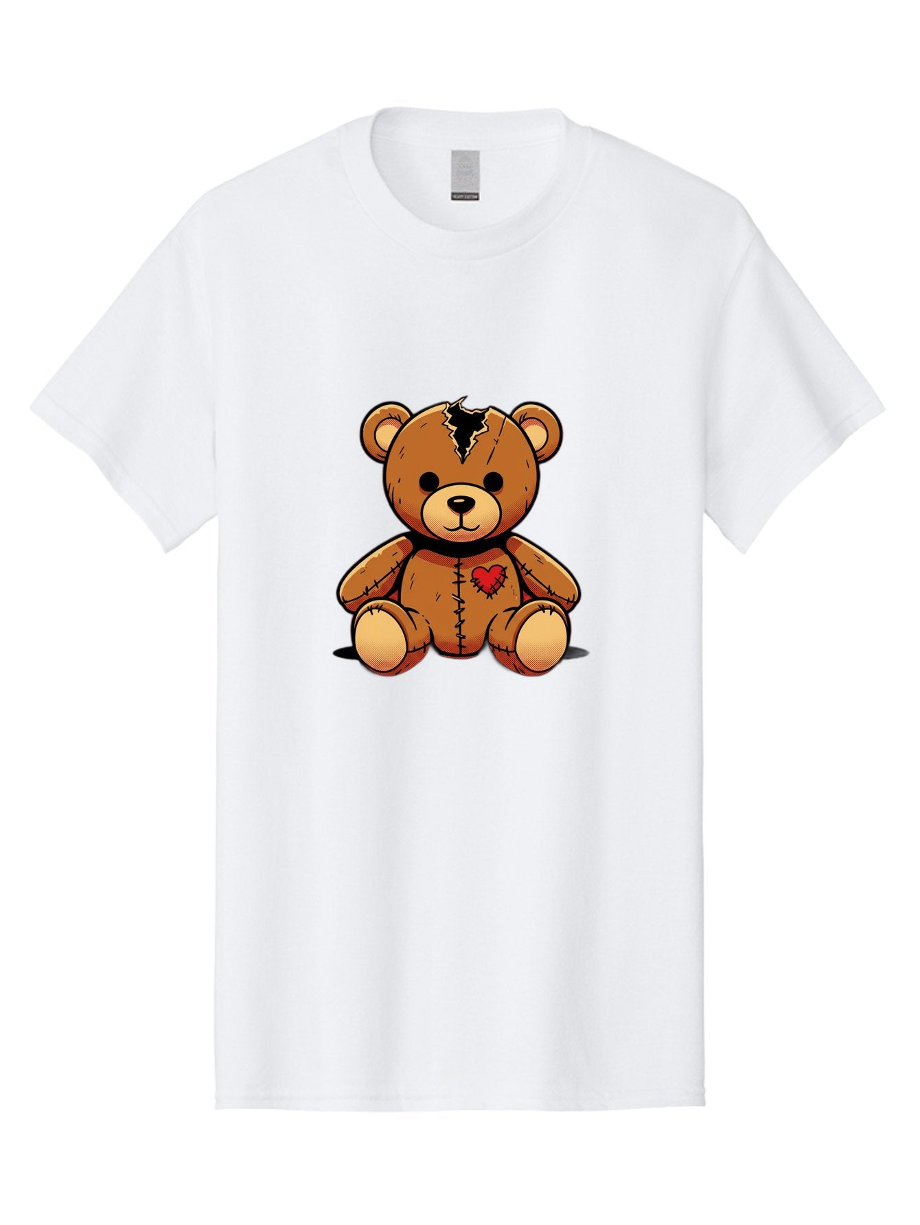 Torn-Teddy Men'S Graphic Tee, 100% Cotton, Comfortable Casual Summer Wear, Machine Washable, Vintage Camera, Old Camera, Antique Camera, Black Camera, Classic Photography, Photography Equipment, Nostalgic Device, Film Camera, Camera Art Bal498