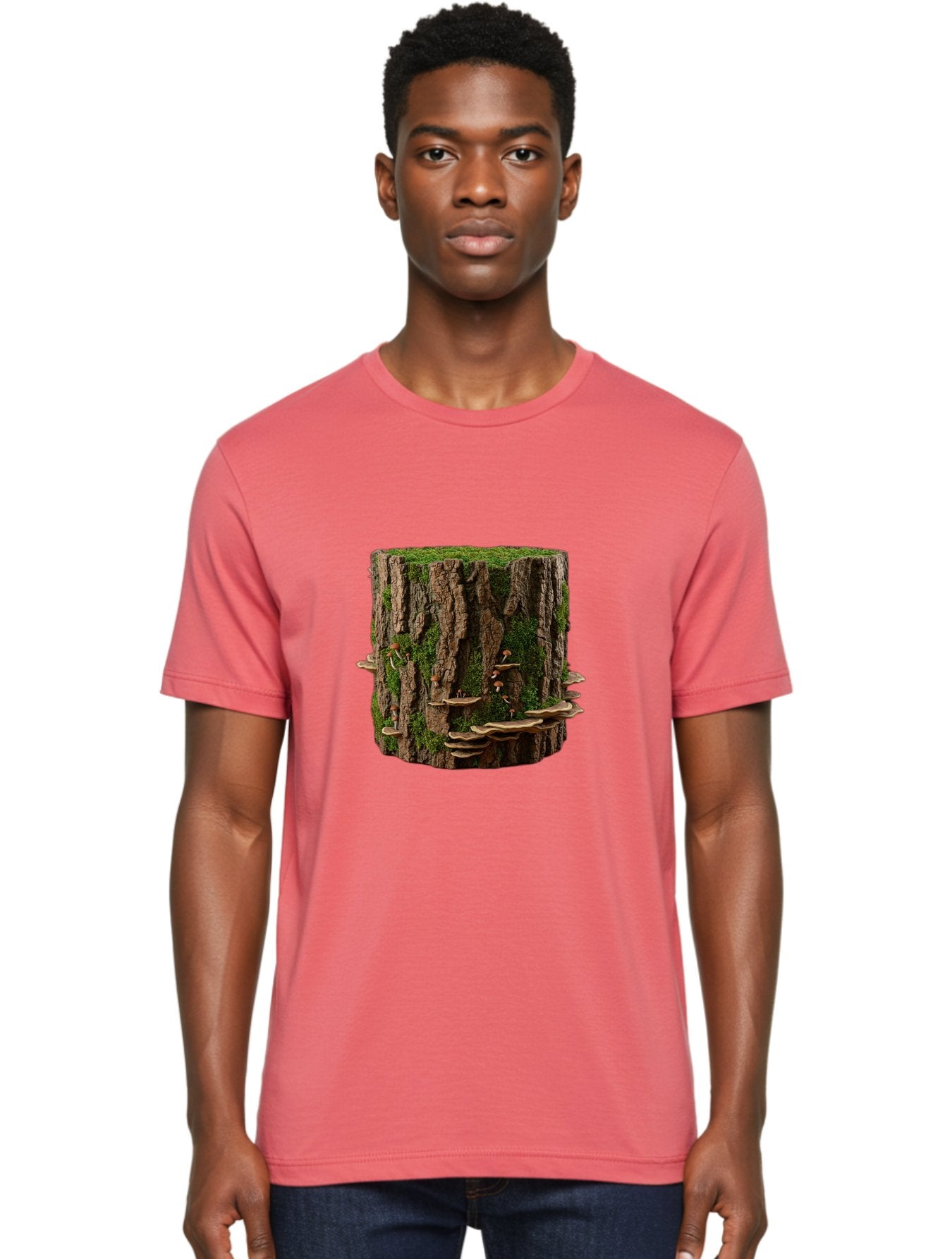 Tree-Stump-1 Men'S Graphic Tee, 100% Cotton, Comfortable Casual Summer Wear, Machine Washable, Vintage Camera, Old Camera, Antique Camera, Black Camera, Classic Photography, Photography Equipment, Nostalgic Device, Film Camera, Camera Art Bal500 18
