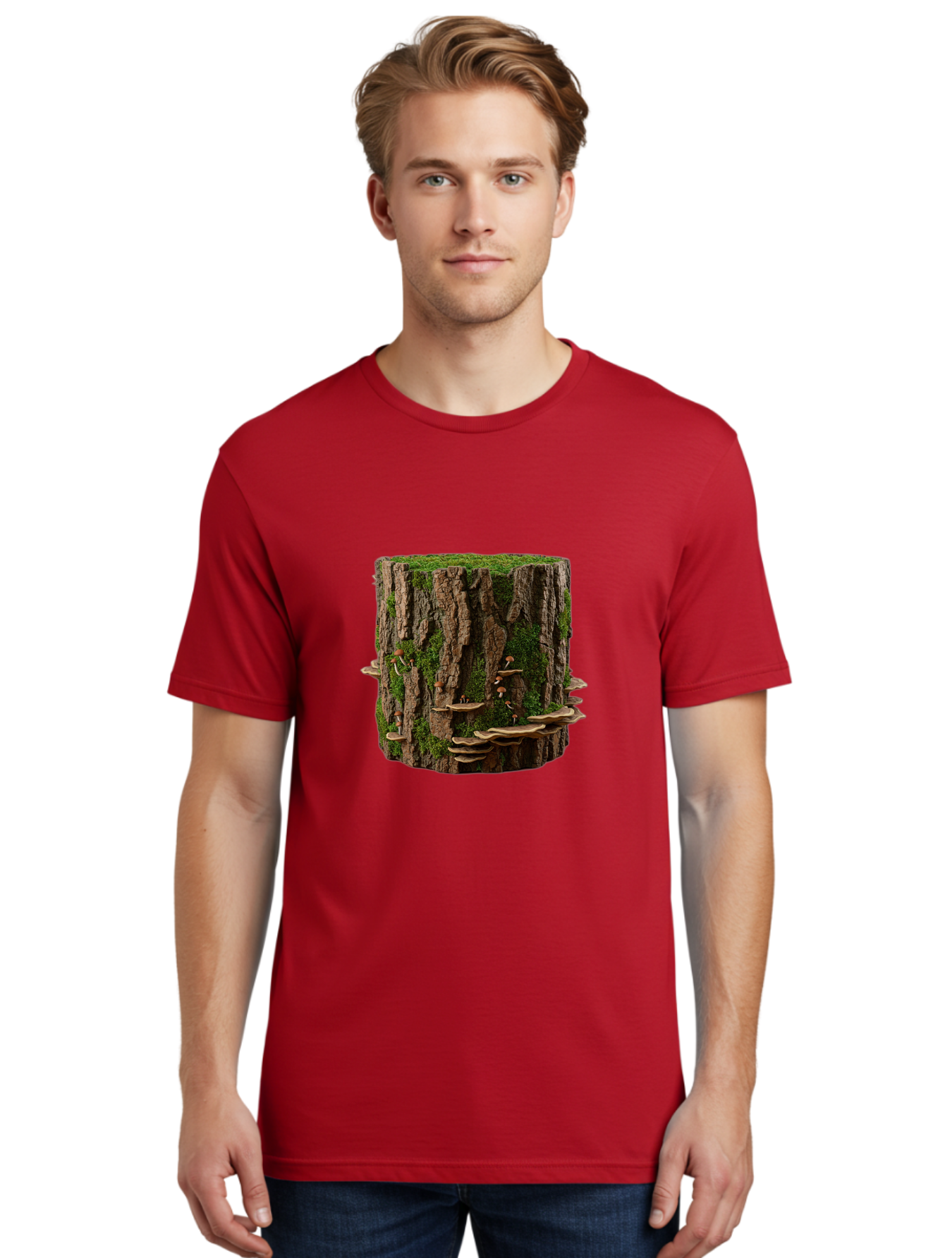 Tree-Stump-1 Men'S Graphic Tee, 100% Cotton, Comfortable Casual Summer Wear, Machine Washable, Vintage Camera, Old Camera, Antique Camera, Black Camera, Classic Photography, Photography Equipment, Nostalgic Device, Film Camera, Camera Art Bal500 17