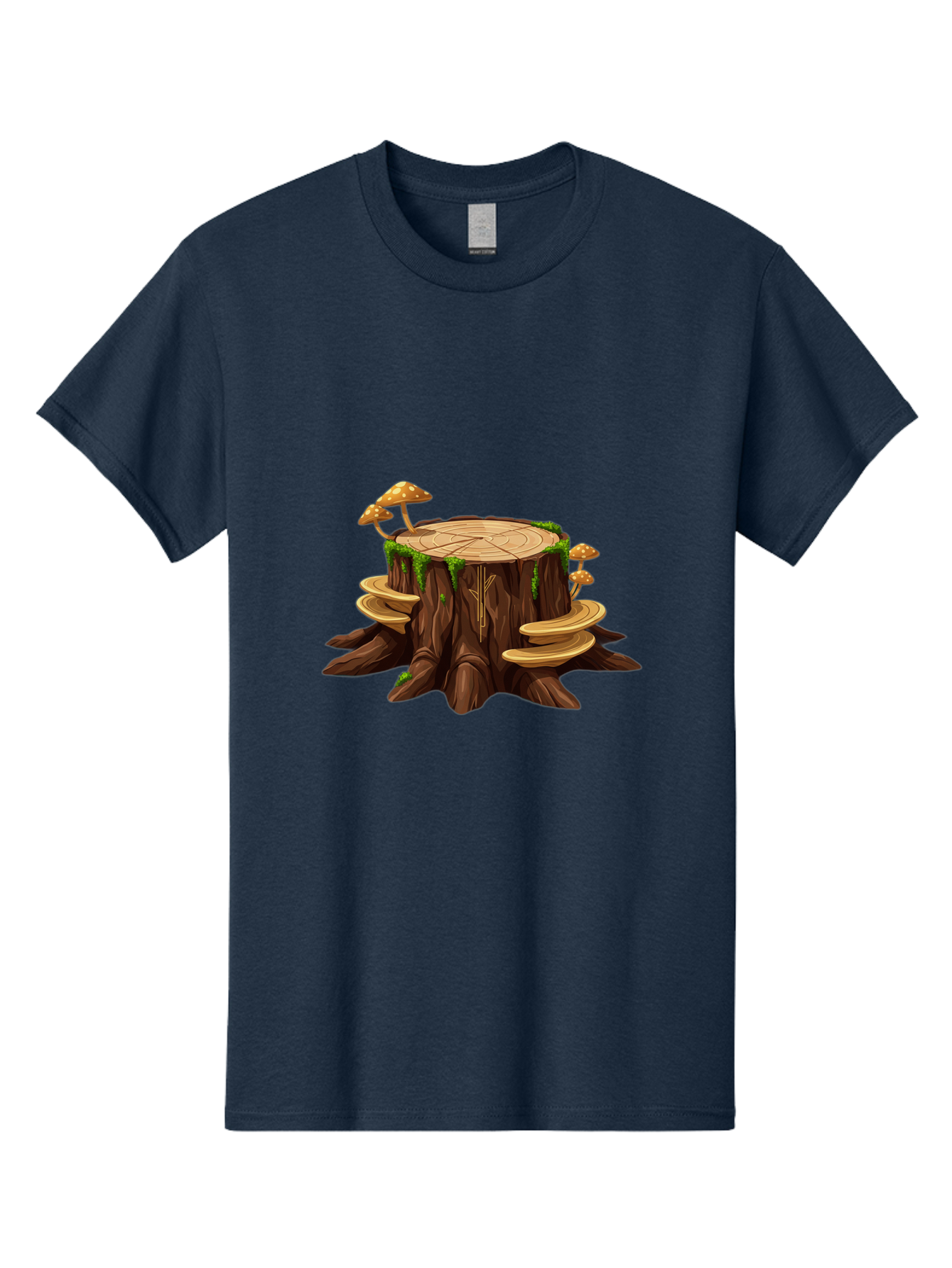 Tree-Stump-2 Men'S Graphic Tee, 100% Cotton, Comfortable Casual Summer Wear, Machine Washable, Vintage Camera, Old Camera, Antique Camera, Black Camera, Classic Photography, Photography Equipment, Nostalgic Device, Film Camera, Camera Art Bal501
