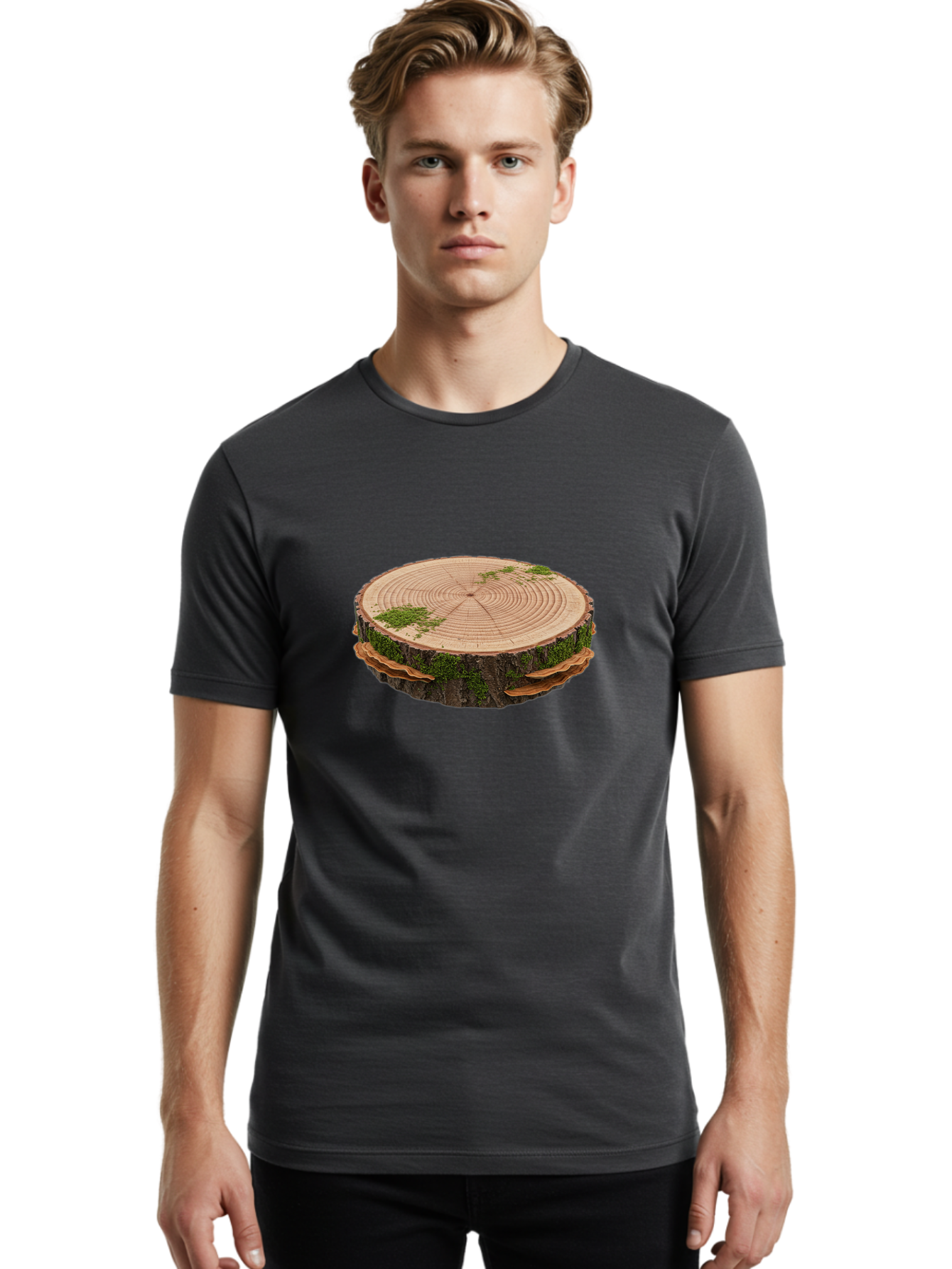 Tree-Stump-3 Men'S Graphic Tee, 100% Cotton, Comfortable Casual Summer Wear, Machine Washable, Vintage Camera, Old Camera, Antique Camera, Black Camera, Classic Photography, Photography Equipment, Nostalgic Device, Film Camera, Camera Art Bal502 28