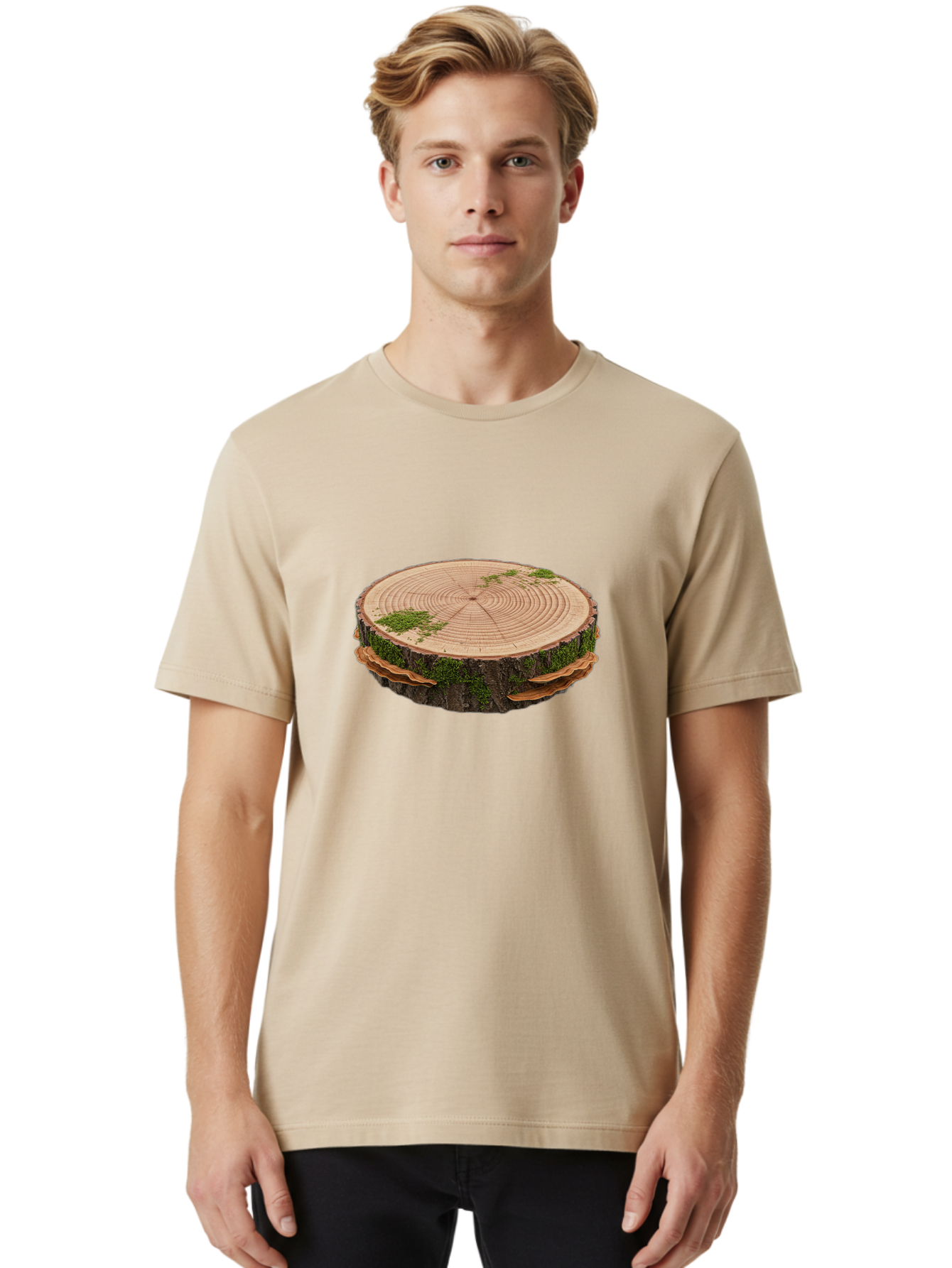 Tree-Stump-3 Men'S Graphic Tee, 100% Cotton, Comfortable Casual Summer Wear, Machine Washable, Vintage Camera, Old Camera, Antique Camera, Black Camera, Classic Photography, Photography Equipment, Nostalgic Device, Film Camera, Camera Art Bal502 19