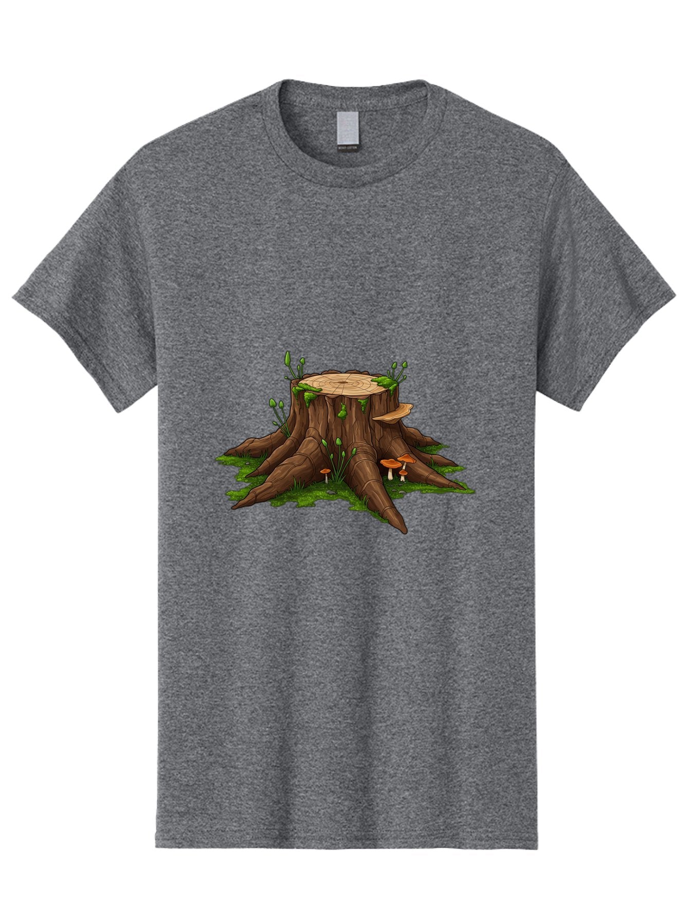 Tree-Stump-Mushrooms Men'S Graphic Tee, 100% Cotton, Comfortable Casual Summer Wear, Machine Washable, Vintage Camera, Old Camera, Antique Camera, Black Camera, Classic Photography, Photography Equipment, Nostalgic Device, Film Camera, Bal503 5