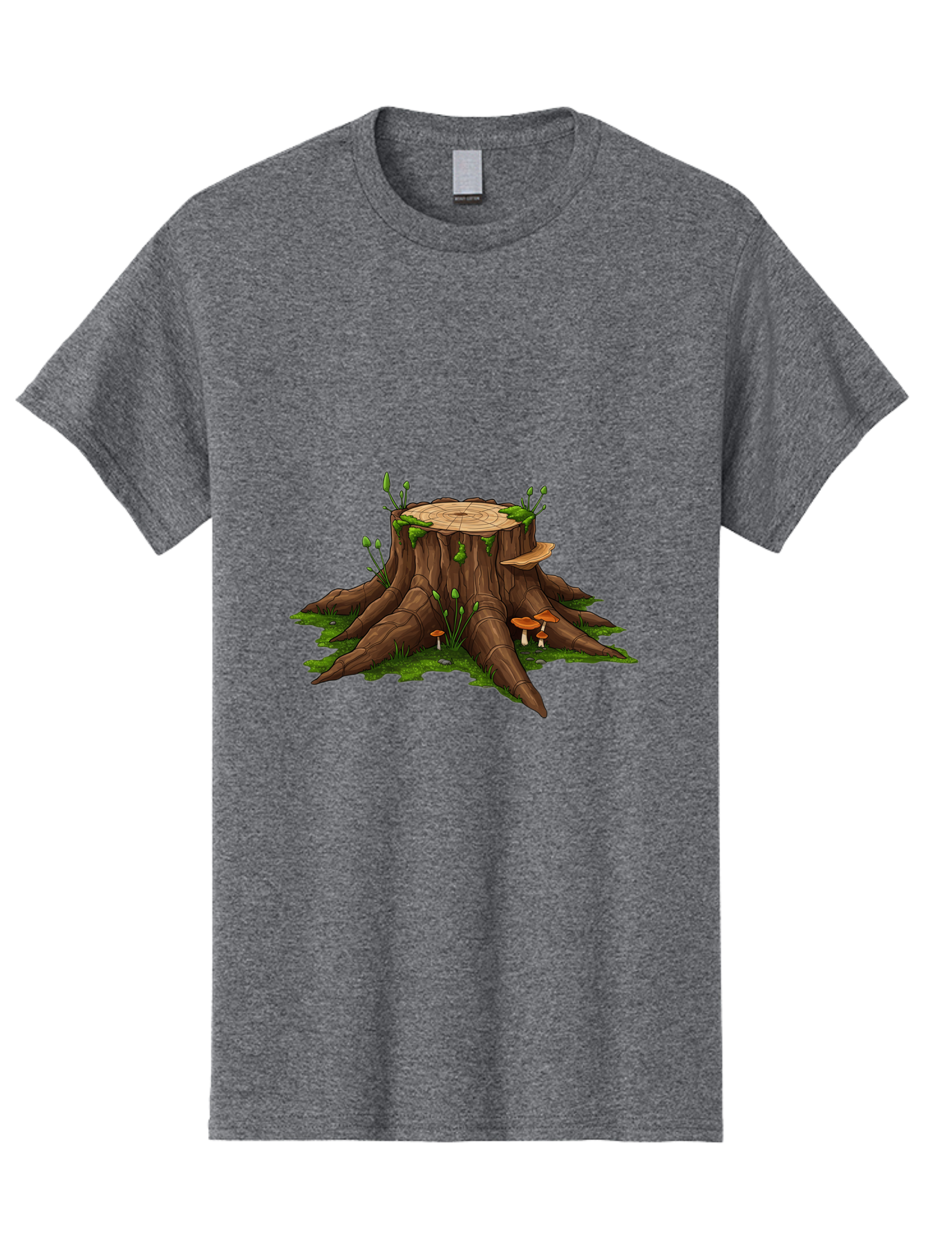 Tree-Stump-Mushrooms Men'S Graphic Tee, 100% Cotton, Comfortable Casual Summer Wear, Machine Washable, Vintage Camera, Old Camera, Antique Camera, Black Camera, Classic Photography, Photography Equipment, Nostalgic Device, Film Camera, Bal503 3
