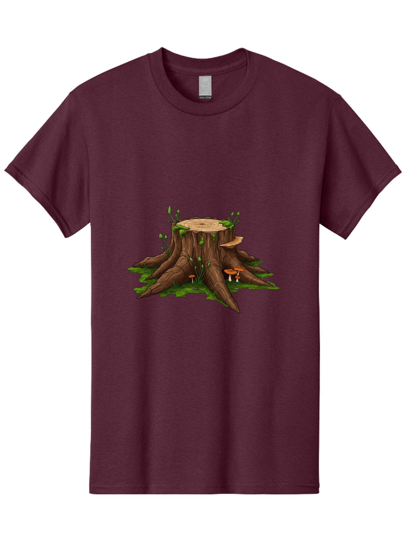 Tree-Stump-Mushrooms Men'S Graphic Tee, 100% Cotton, Comfortable Casual Summer Wear, Machine Washable, Vintage Camera, Old Camera, Antique Camera, Black Camera, Classic Photography, Photography Equipment, Nostalgic Device, Film Camera, Bal503 15