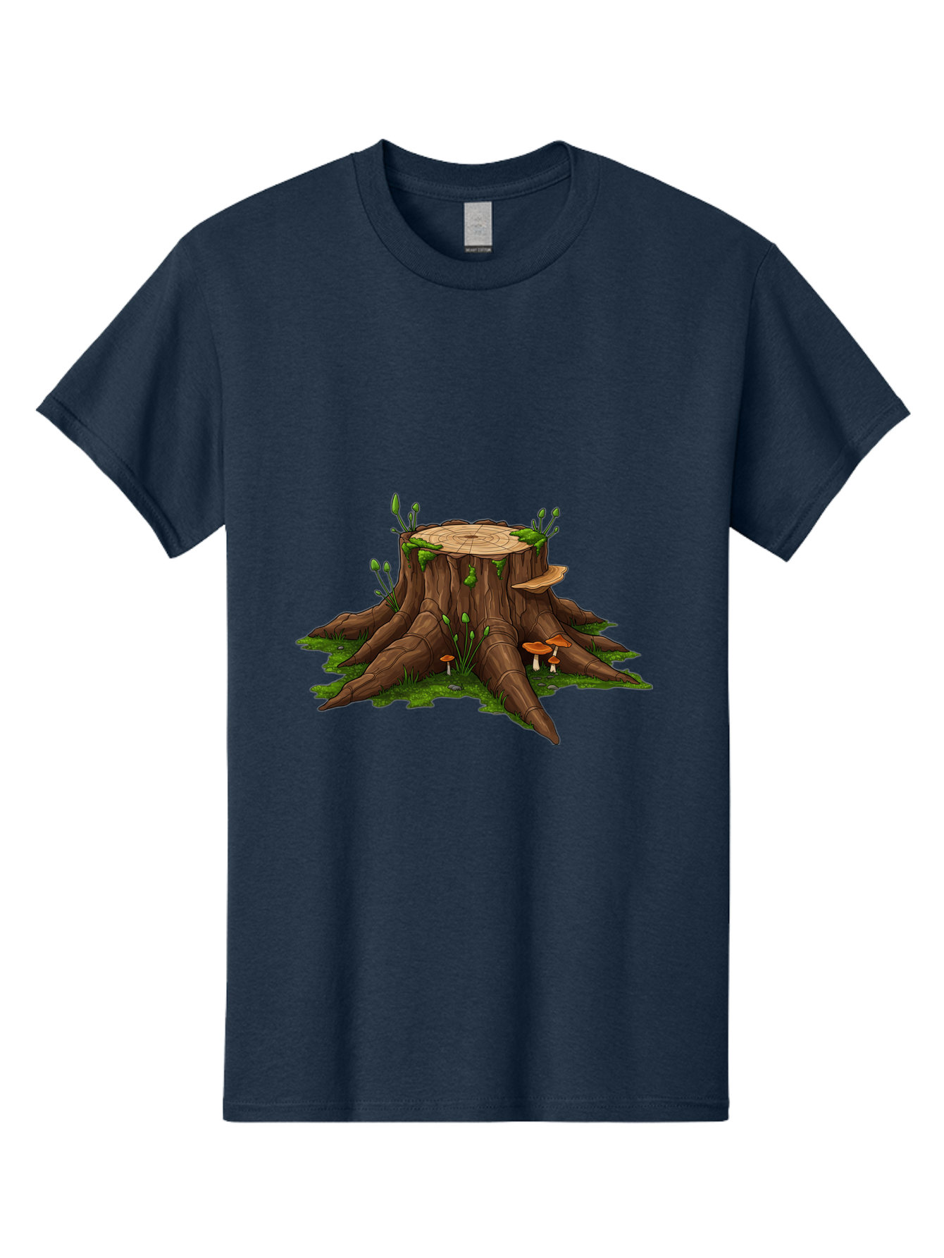 Tree-Stump-Mushrooms Men'S Graphic Tee, 100% Cotton, Comfortable Casual Summer Wear, Machine Washable, Vintage Camera, Old Camera, Antique Camera, Black Camera, Classic Photography, Photography Equipment, Nostalgic Device, Film Camera, Bal503 4