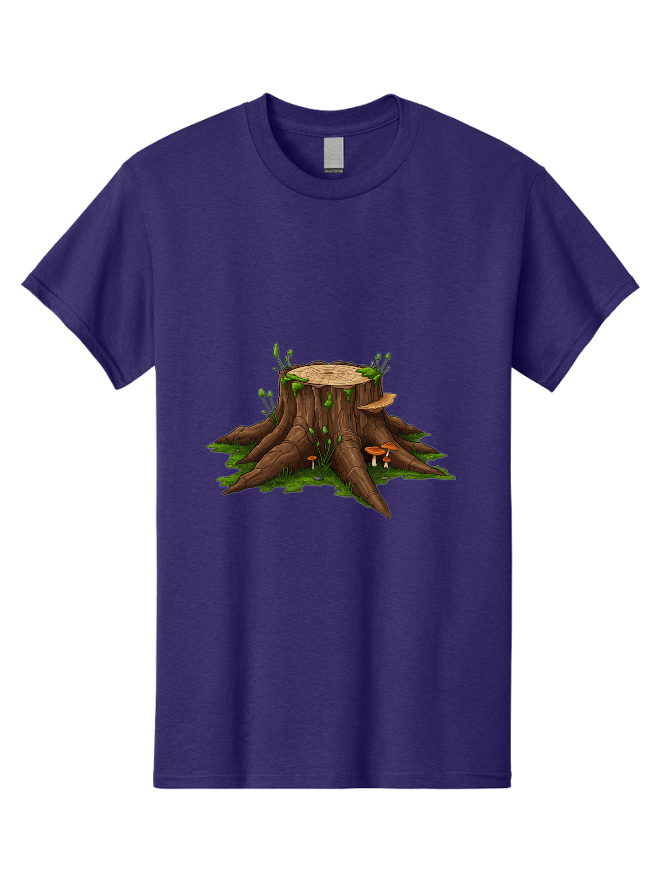 Tree-Stump-Mushrooms Men'S Graphic Tee, 100% Cotton, Comfortable Casual Summer Wear, Machine Washable, Vintage Camera, Old Camera, Antique Camera, Black Camera, Classic Photography, Photography Equipment, Nostalgic Device, Film Camera, Bal503