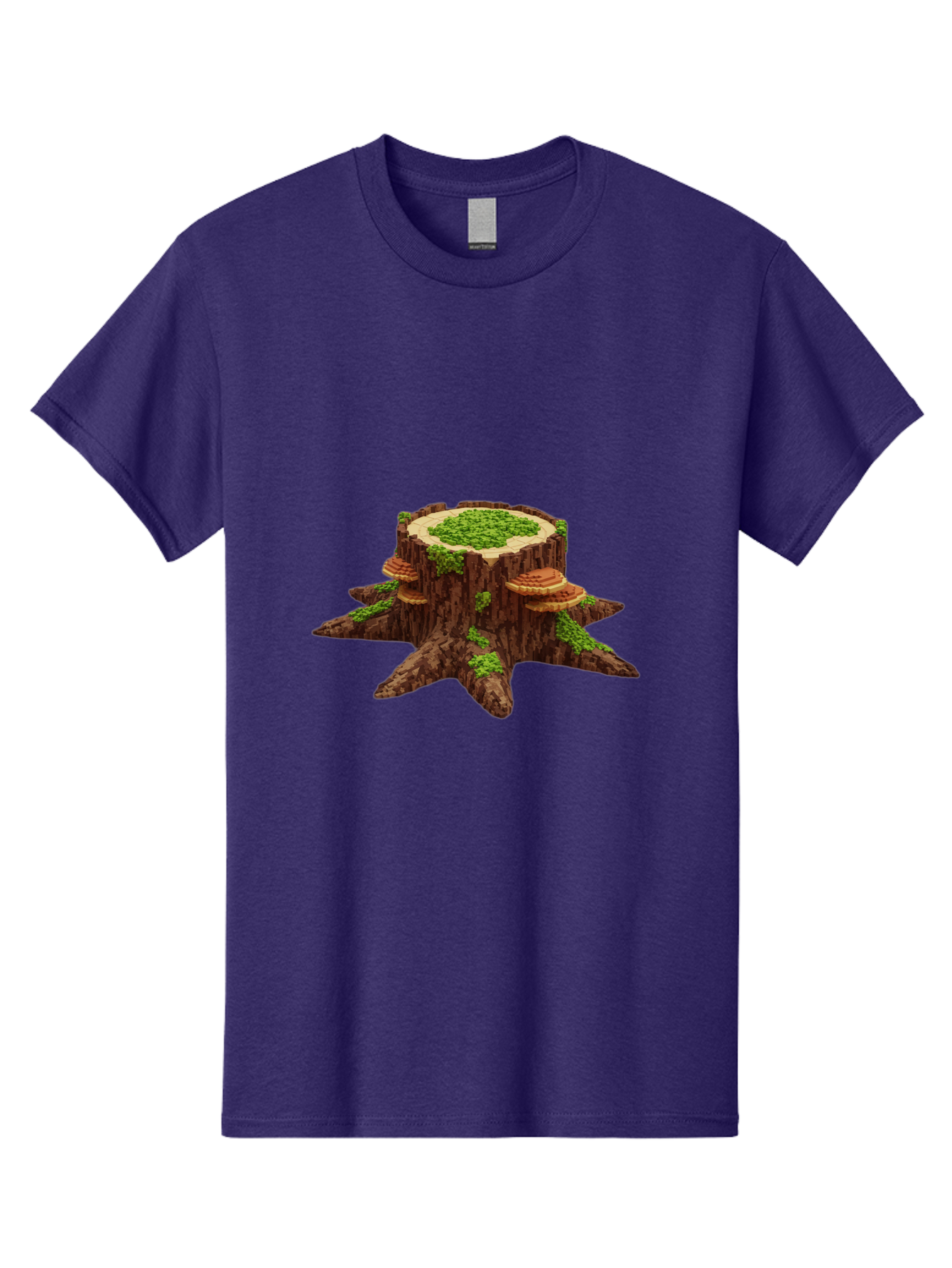 Tree-Stump-With-Mushrooms-1 Men'S Graphic Tee, 100% Cotton, Comfortable Casual Summer Wear, Machine Washable, Vintage Camera, Old Camera, Antique Camera, Black Camera, Classic Photography, Photography Equipment, Nostalgic Device, Film Camera, Bal504 15