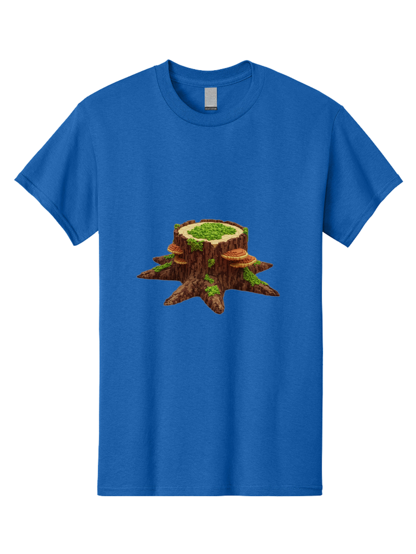 Tree-Stump-With-Mushrooms-1 Men'S Graphic Tee, 100% Cotton, Comfortable Casual Summer Wear, Machine Washable, Vintage Camera, Old Camera, Antique Camera, Black Camera, Classic Photography, Photography Equipment, Nostalgic Device, Film Camera, Bal504 14