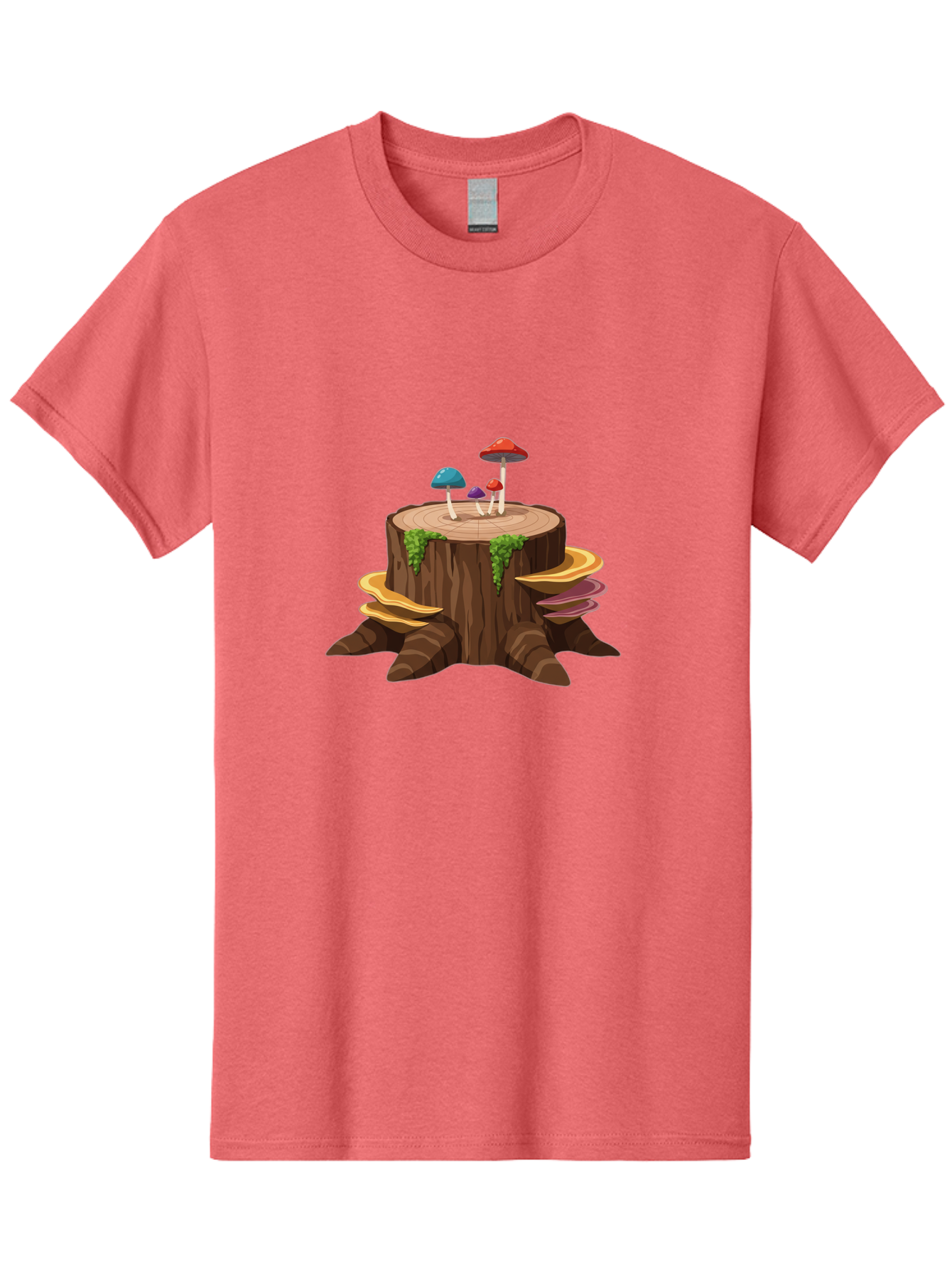 Tree-Stump-With-Mushrooms Men'S Graphic Tee, 100% Cotton, Comfortable Casual Summer Wear, Machine Washable, Vintage Camera, Old Camera, Antique Camera, Black Camera, Classic Photography, Photography Equipment, Nostalgic Device, Film Camera, Bal509 15