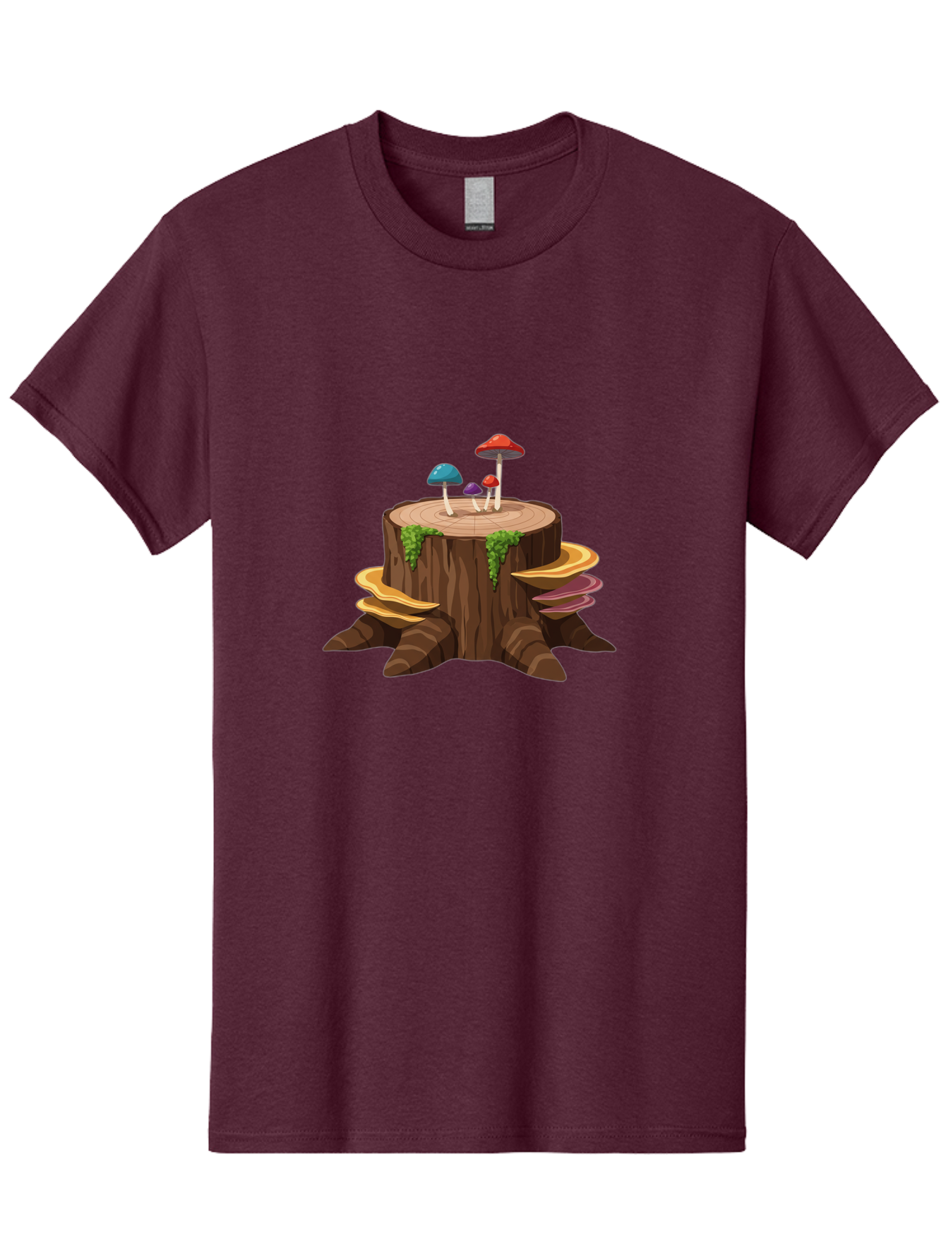 Tree-Stump-With-Mushrooms Men'S Graphic Tee, 100% Cotton, Comfortable Casual Summer Wear, Machine Washable, Vintage Camera, Old Camera, Antique Camera, Black Camera, Classic Photography, Photography Equipment, Nostalgic Device, Film Camera, Bal509 11