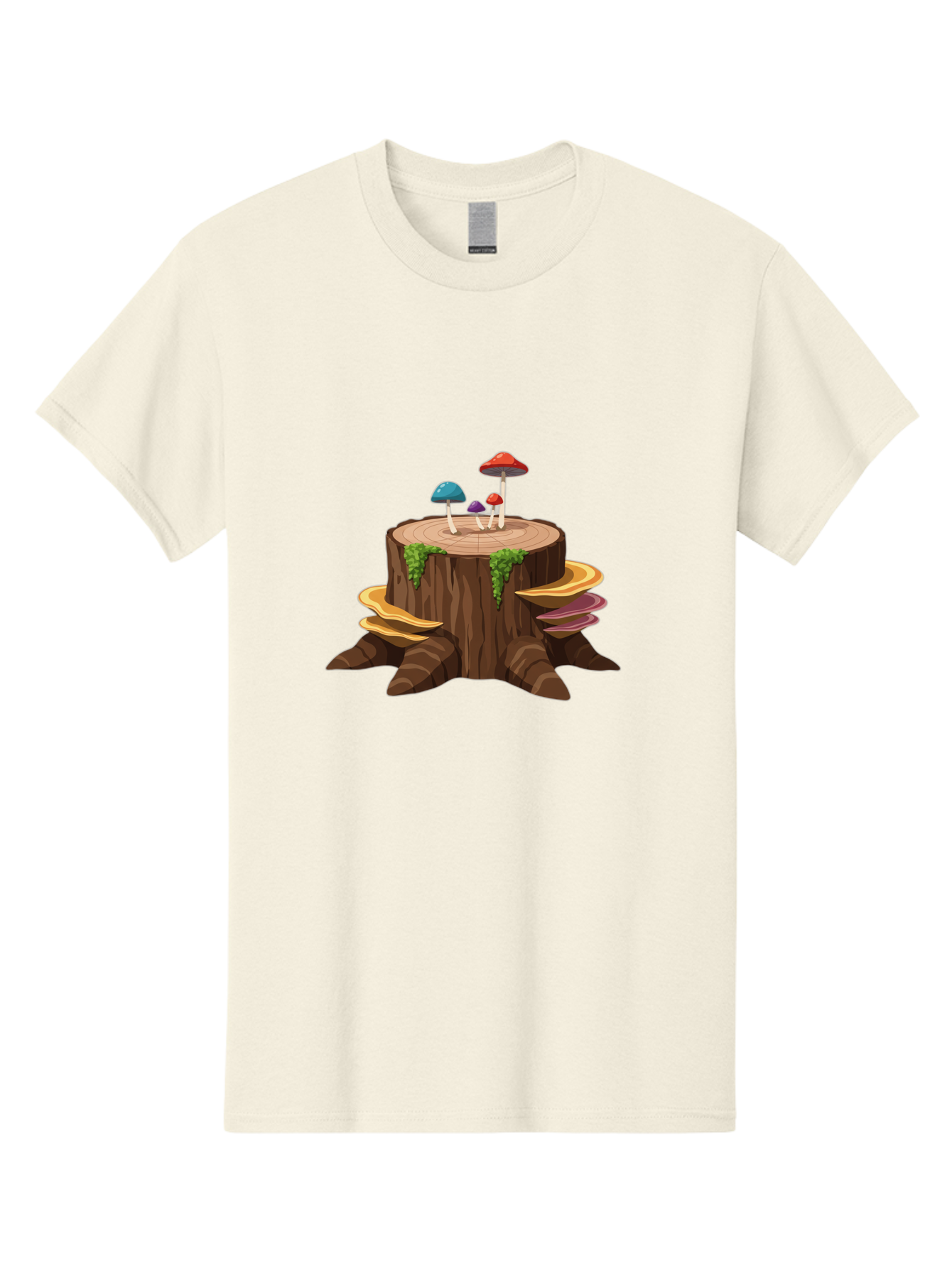 Tree-Stump-With-Mushrooms Men'S Graphic Tee, 100% Cotton, Comfortable Casual Summer Wear, Machine Washable, Vintage Camera, Old Camera, Antique Camera, Black Camera, Classic Photography, Photography Equipment, Nostalgic Device, Film Camera, Bal509 14