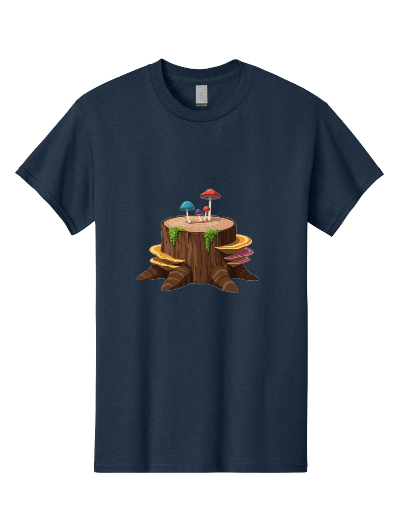 Tree-Stump-With-Mushrooms Men'S Graphic Tee, 100% Cotton, Comfortable Casual Summer Wear, Machine Washable, Vintage Camera, Old Camera, Antique Camera, Black Camera, Classic Photography, Photography Equipment, Nostalgic Device, Film Camera, Bal509 12
