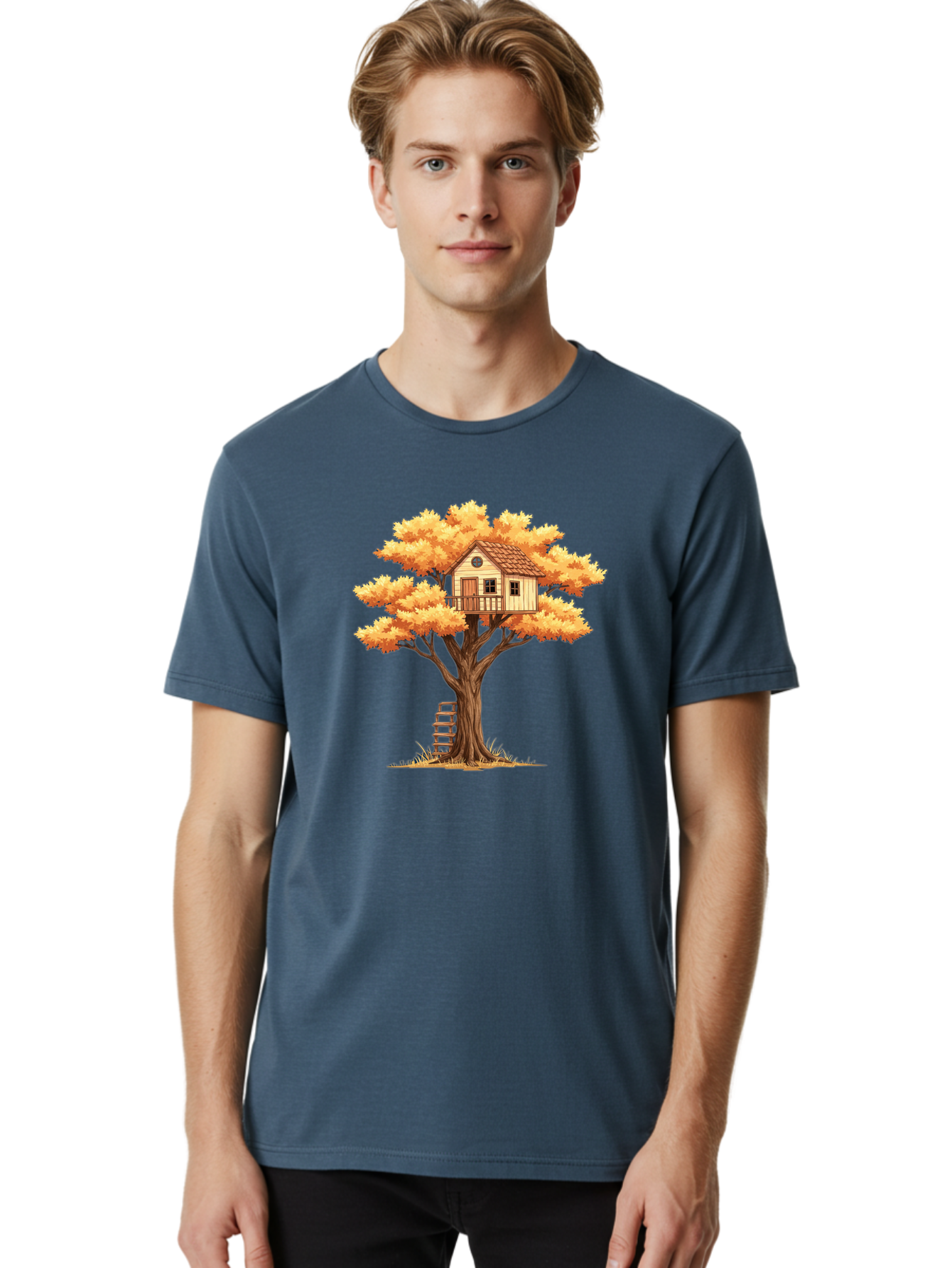Treehouse-1 Men'S Graphic Tee, 100% Cotton, Comfortable Casual Summer Wear, Machine Washable, Vintage Camera, Old Camera, Antique Camera, Black Camera, Classic Photography, Photography Equipment, Nostalgic Device, Film Camera, Camera Art Bal511 28